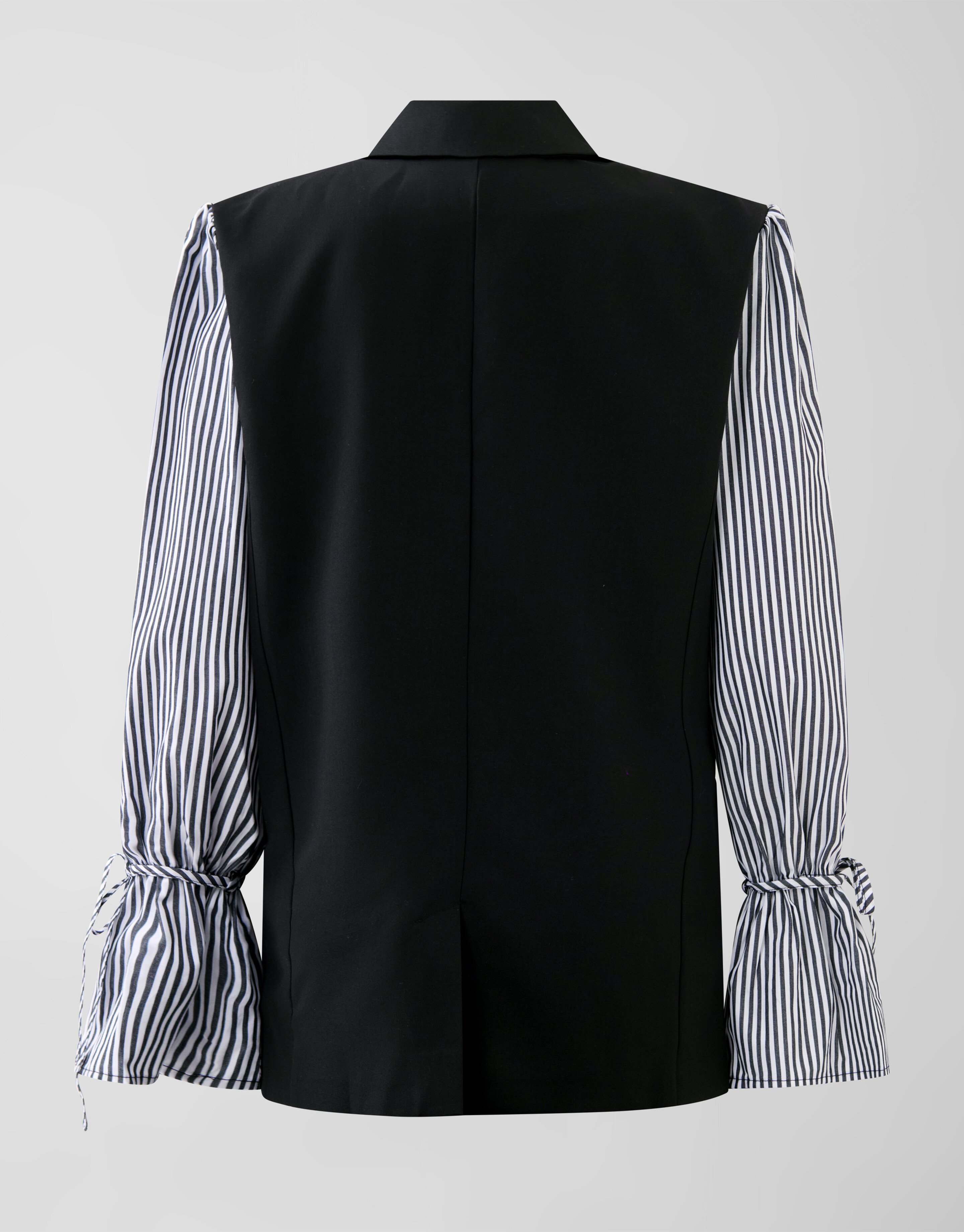 Blazer mit Popeline-Ärmeln Schwarz SHOEBY WOMEN