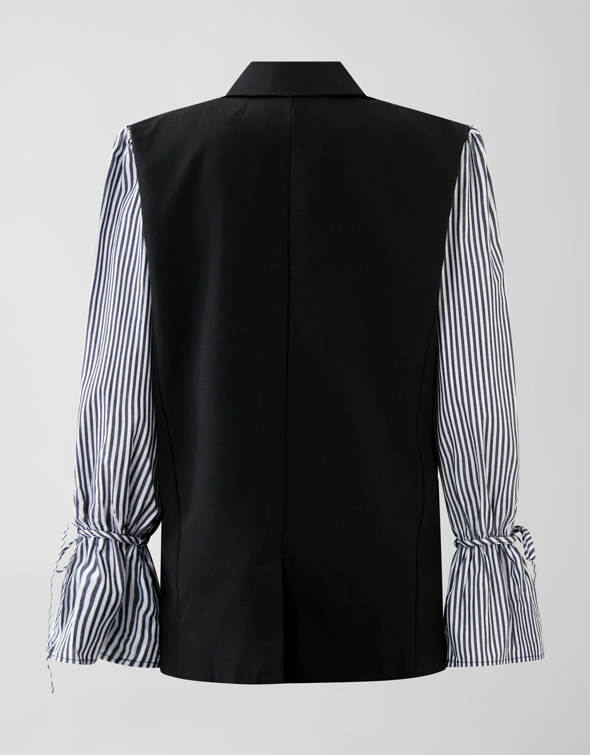 Blazer mit Popeline-Ärmeln Schwarz SHOEBY WOMEN