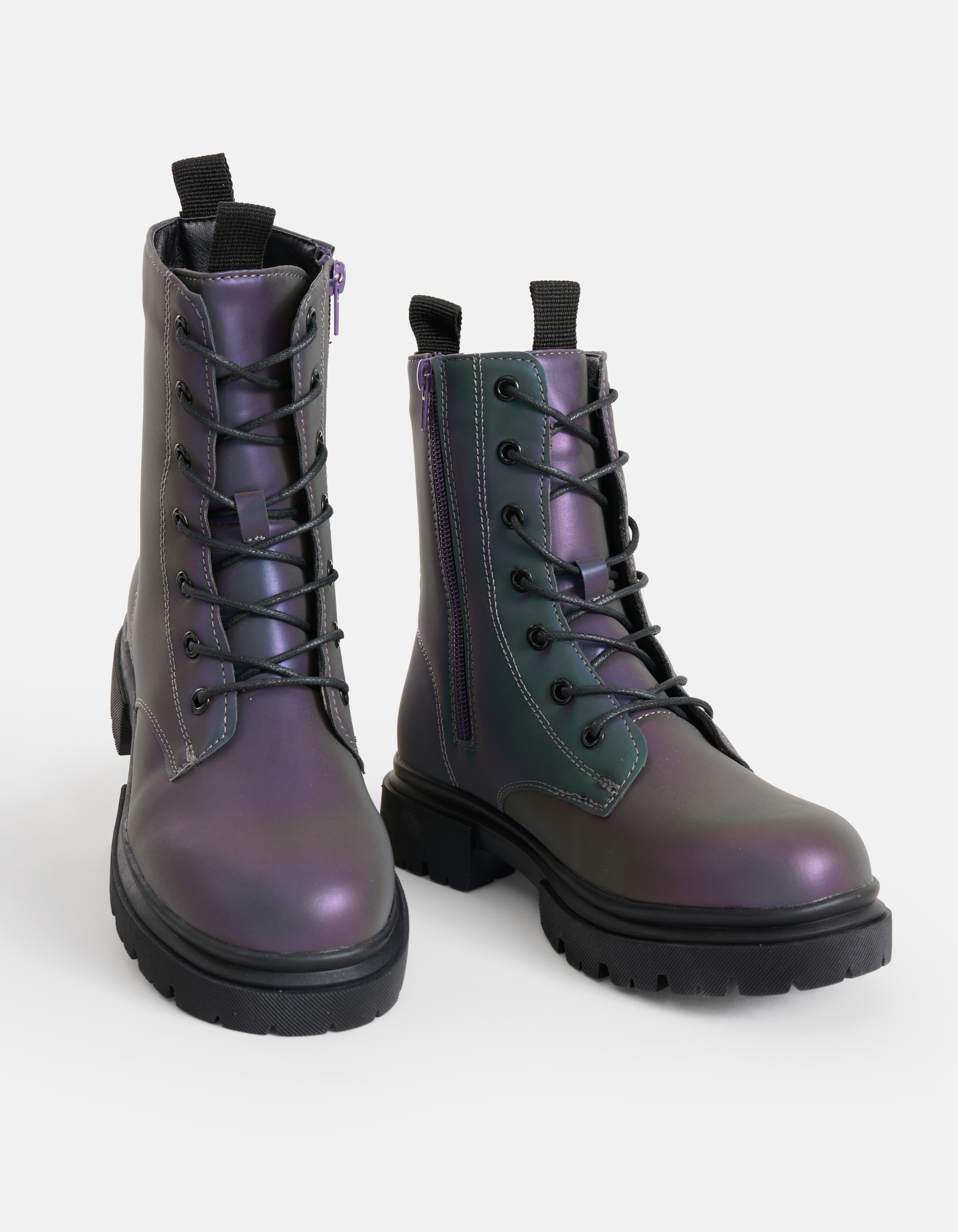 Hologramm-Stiefel Schwarz SHOEBY SHOES