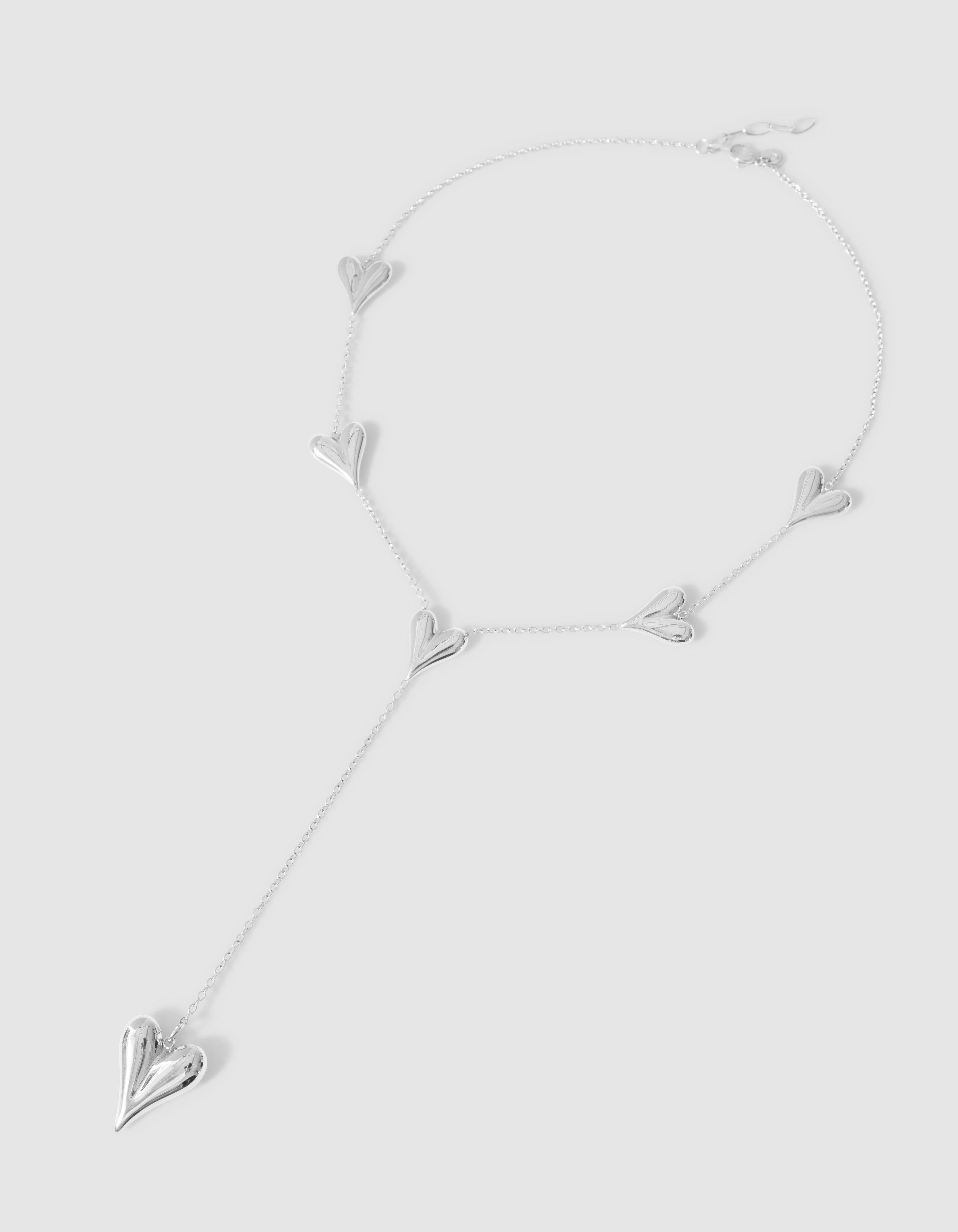 Herz Halskette Silber SHOEBY ACCESSOIRES