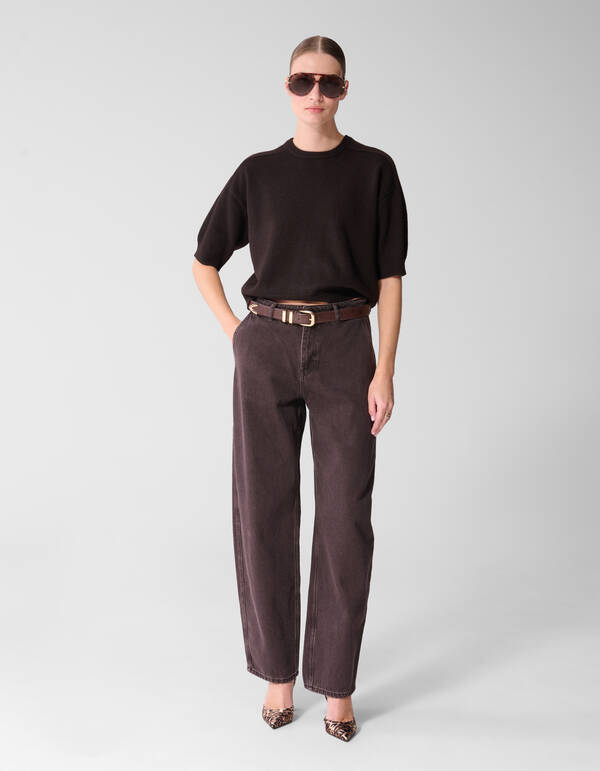 Strickpullover Dunkelbraun By Mieke SHOEBY WOMEN