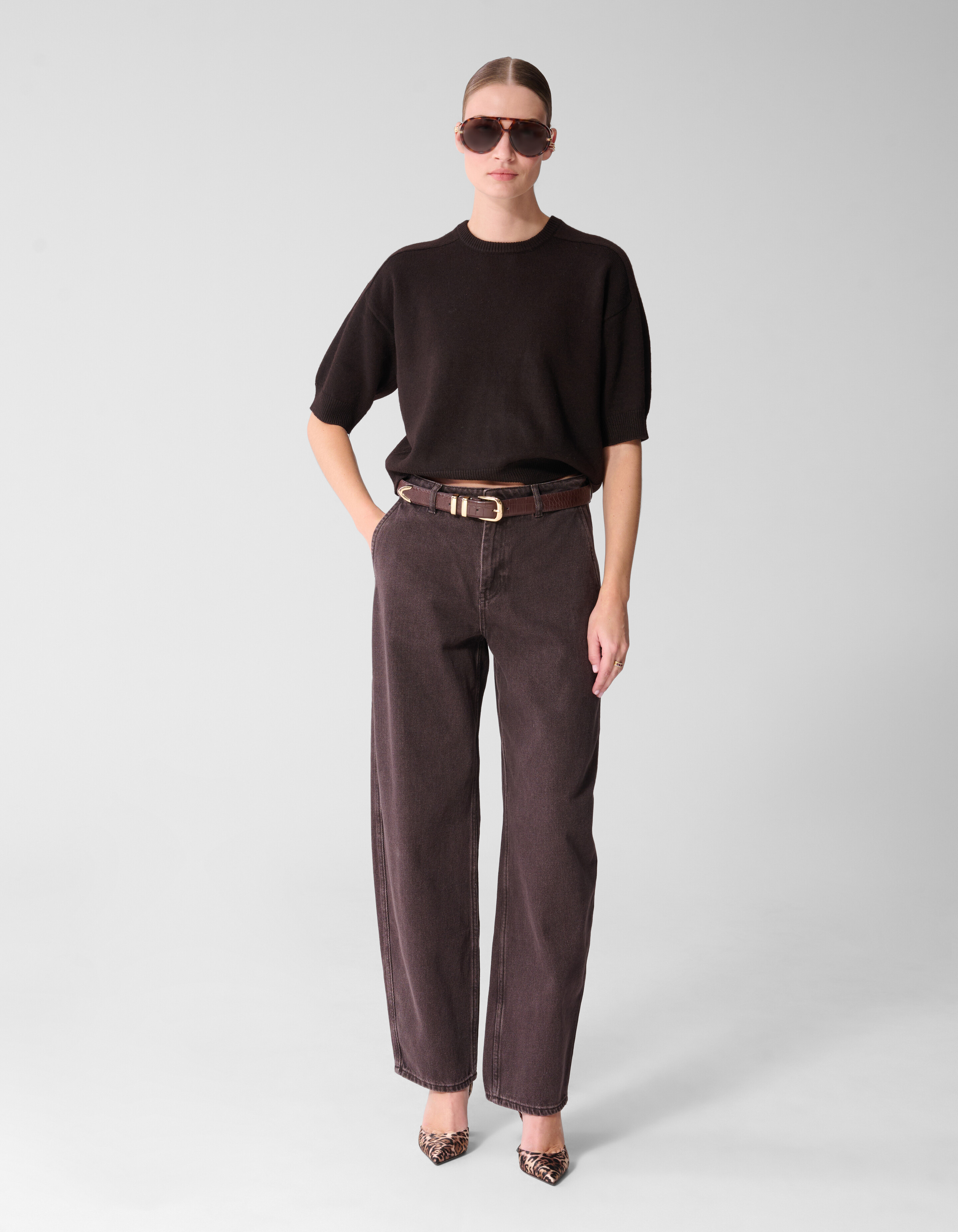 Strickpullover Dunkelbraun By Mieke SHOEBY WOMEN