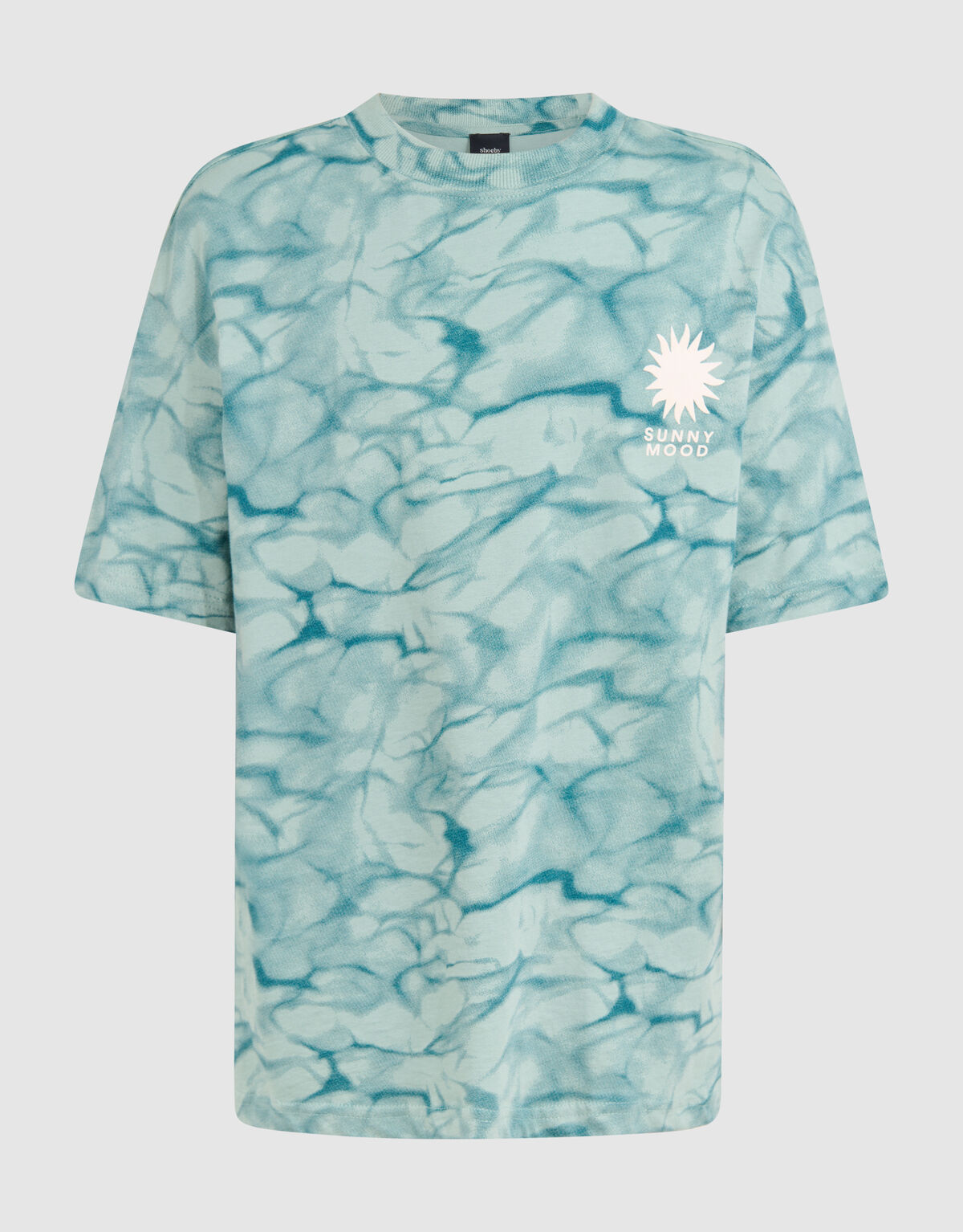 Gebleichtes T-shirt Dunkelgrün SHOEBY BOYS