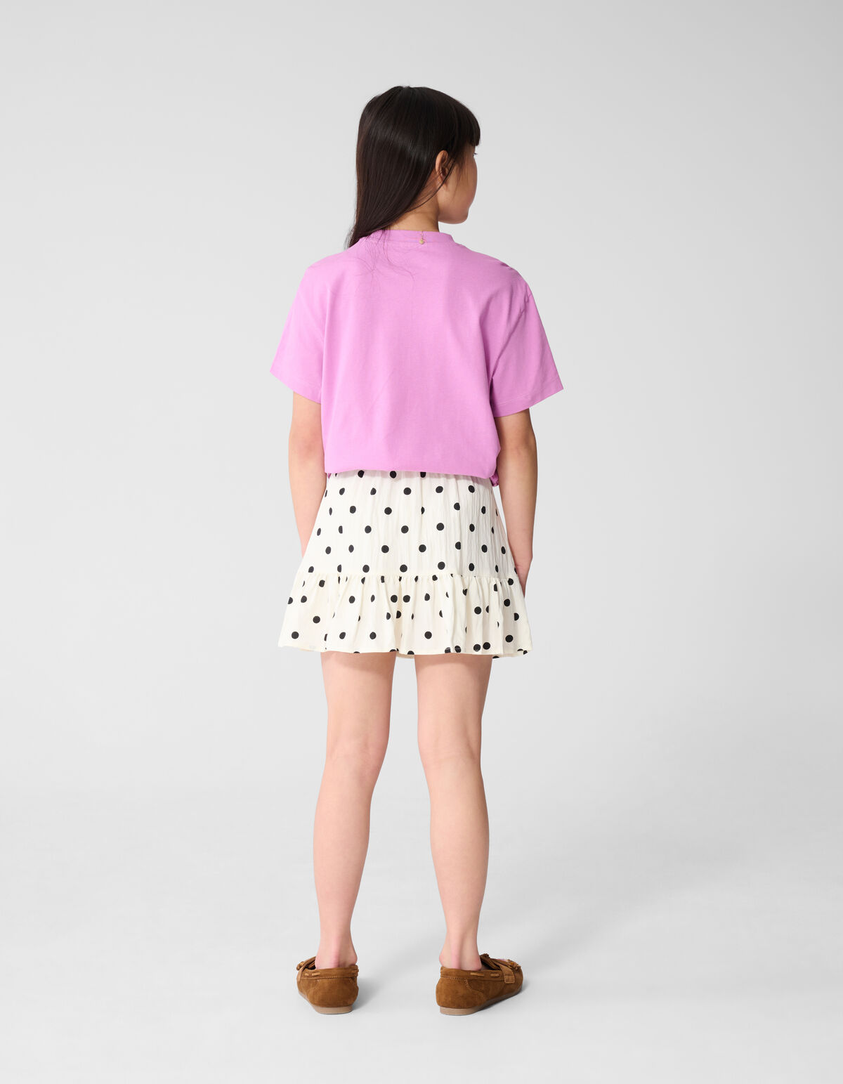 Bisous Amour Kunstwerk T-Shirt Lila SHOEBY GIRLS