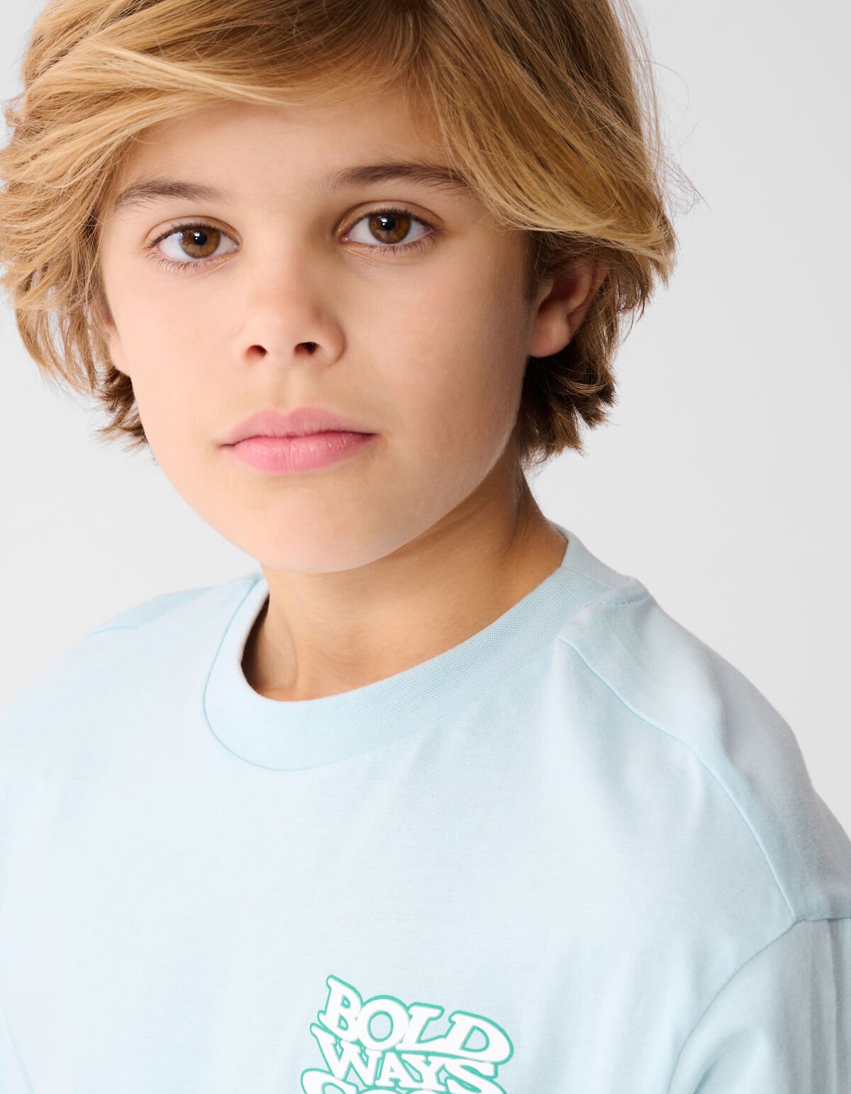 Bold Days Artwork T-Shirt Hellblau SHOEBY BOYS