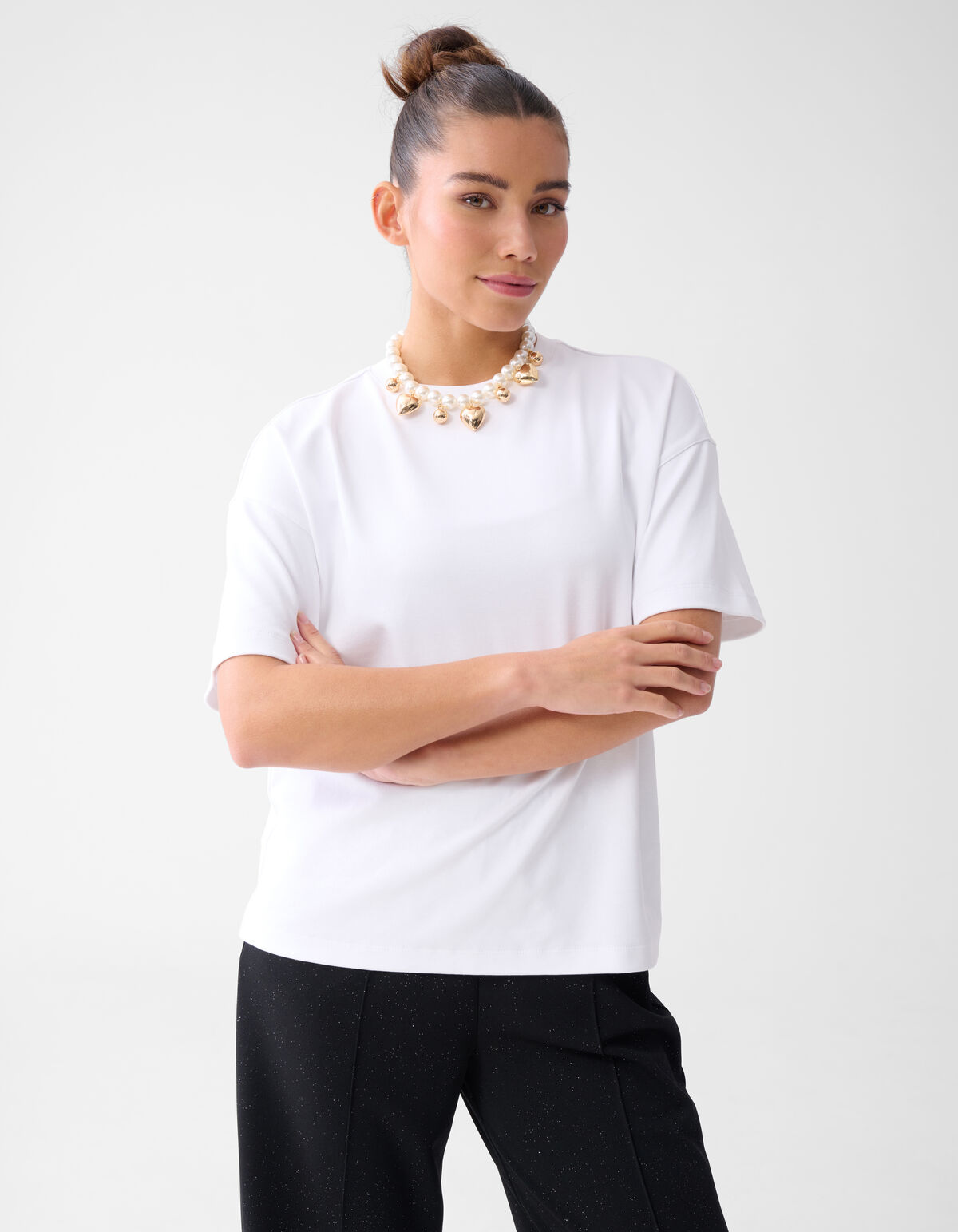 Perlenkette Gold SHOEBY ACCESSOIRES