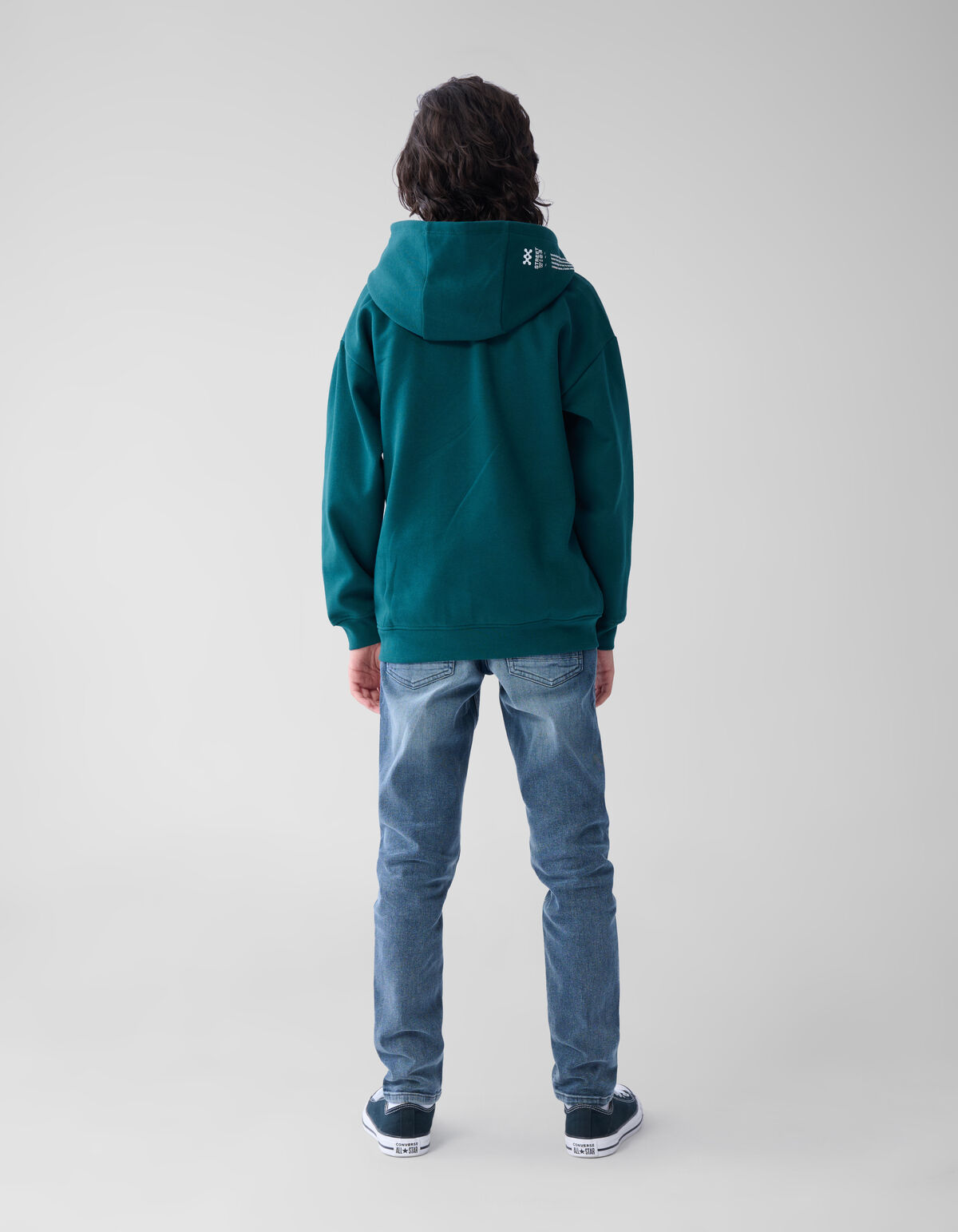 Basic Artwork Hoodie Dunkelgrün SHOEBY BOYS