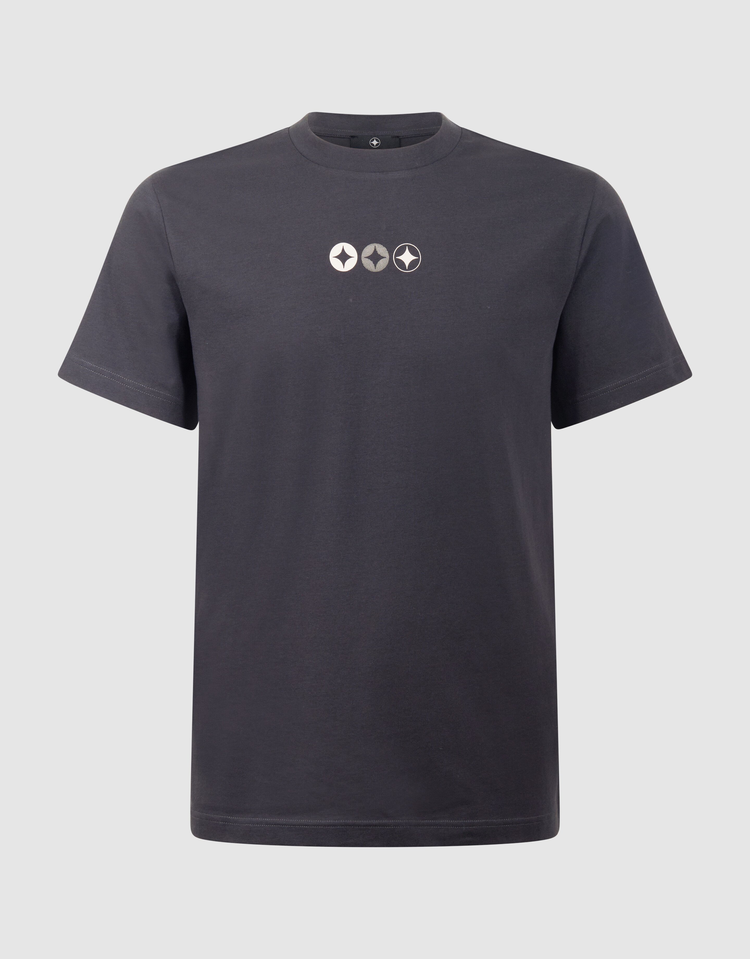 Spark Logo T-Shirt in Dunkelgrau SHOEBY MEN