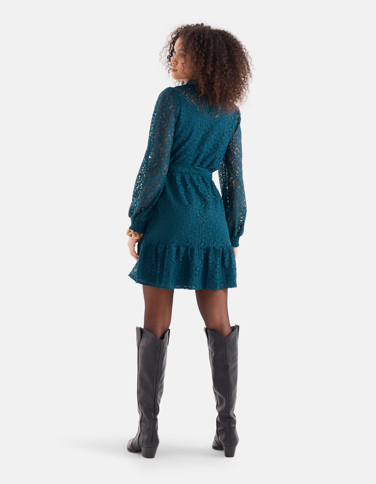 Spitzenkleid Petrol SHOEBY WOMEN