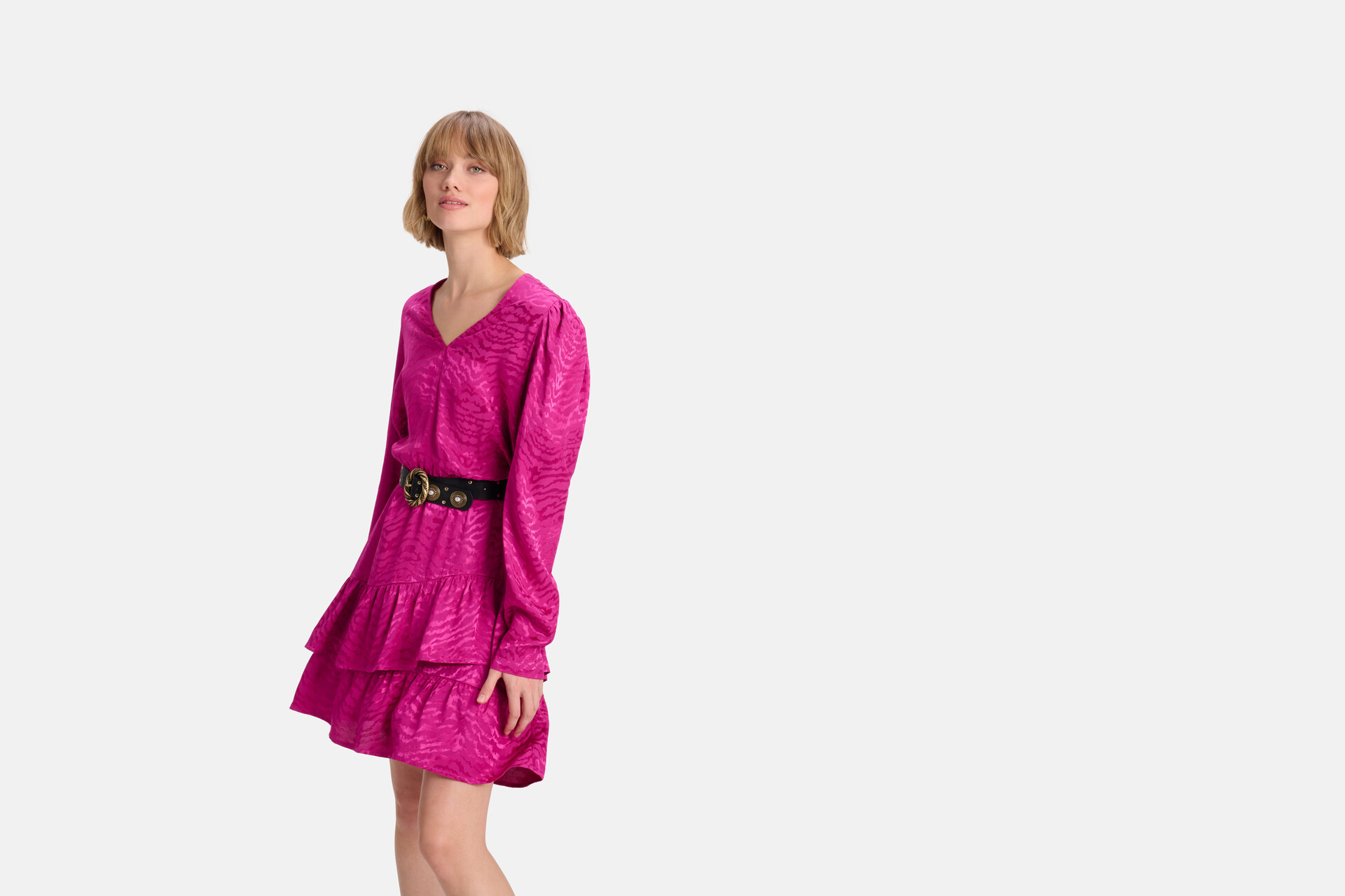 Jacquard-Kleid Rosa SHOEBY WOMEN