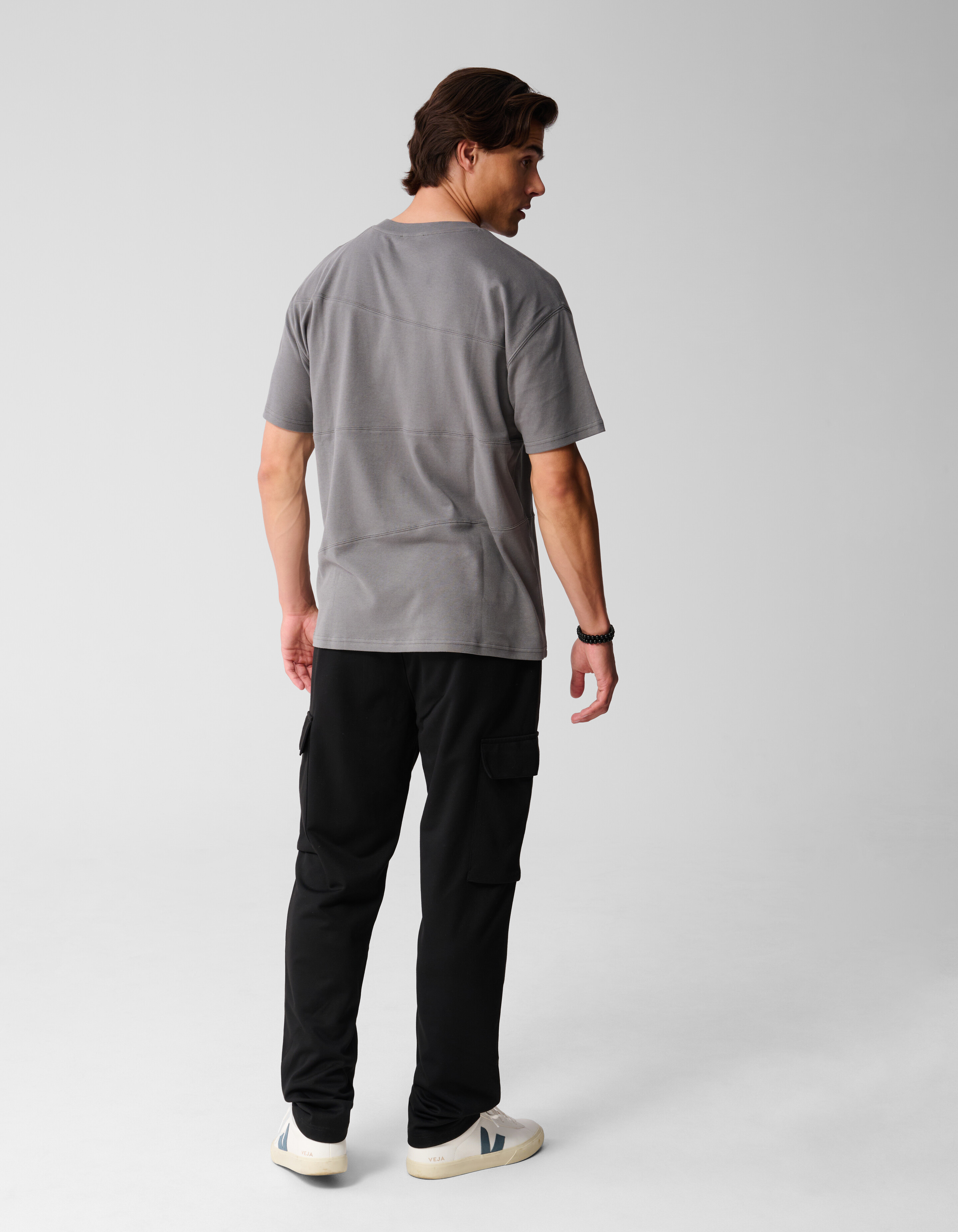 Konisch zulaufende Cargohose Schwarz SHOEBY MEN