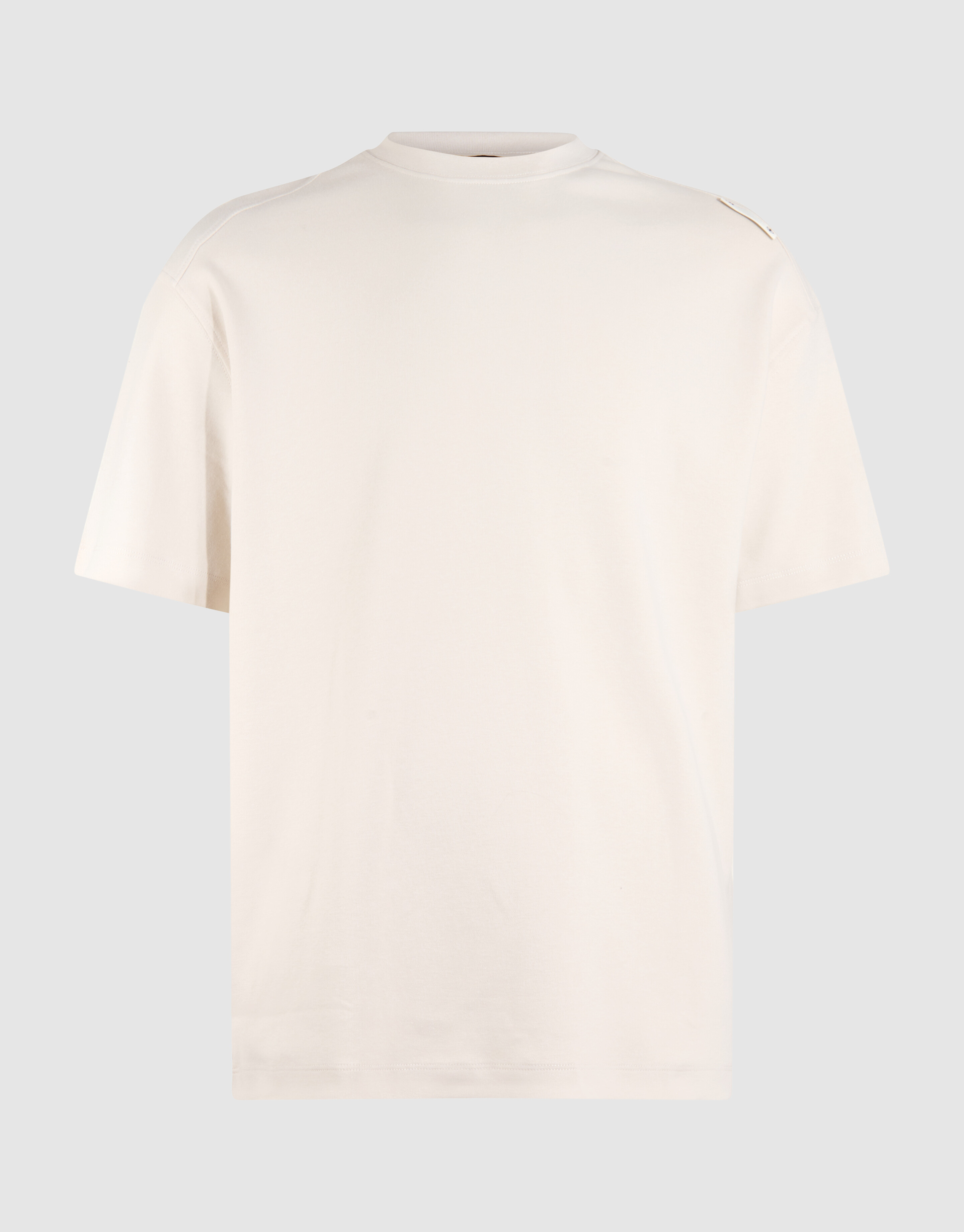 Basic-T-Shirt mit lockerer Passform, Beige SHOEBY MEN