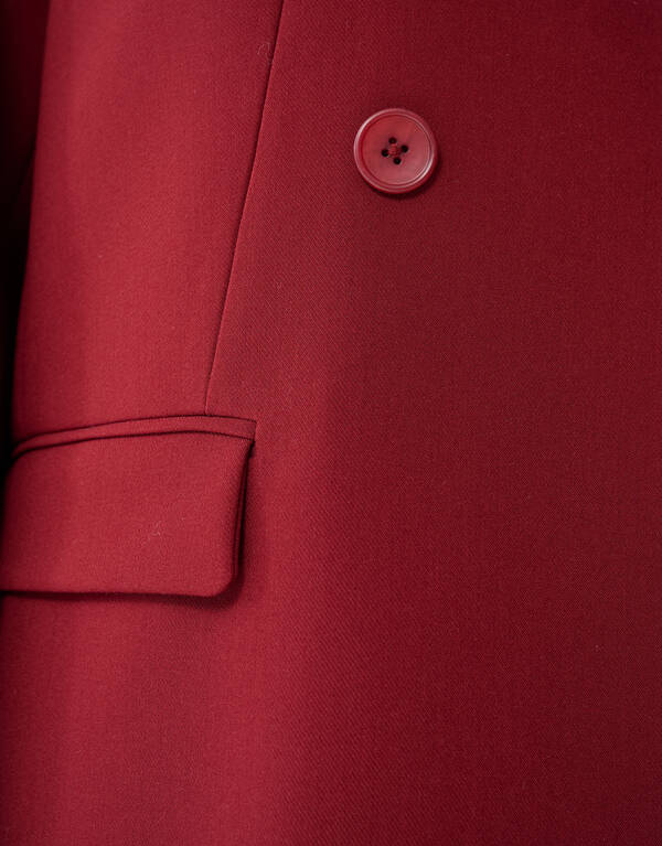 Oversized Blazer Dunkelrot SHOEBY WOMEN