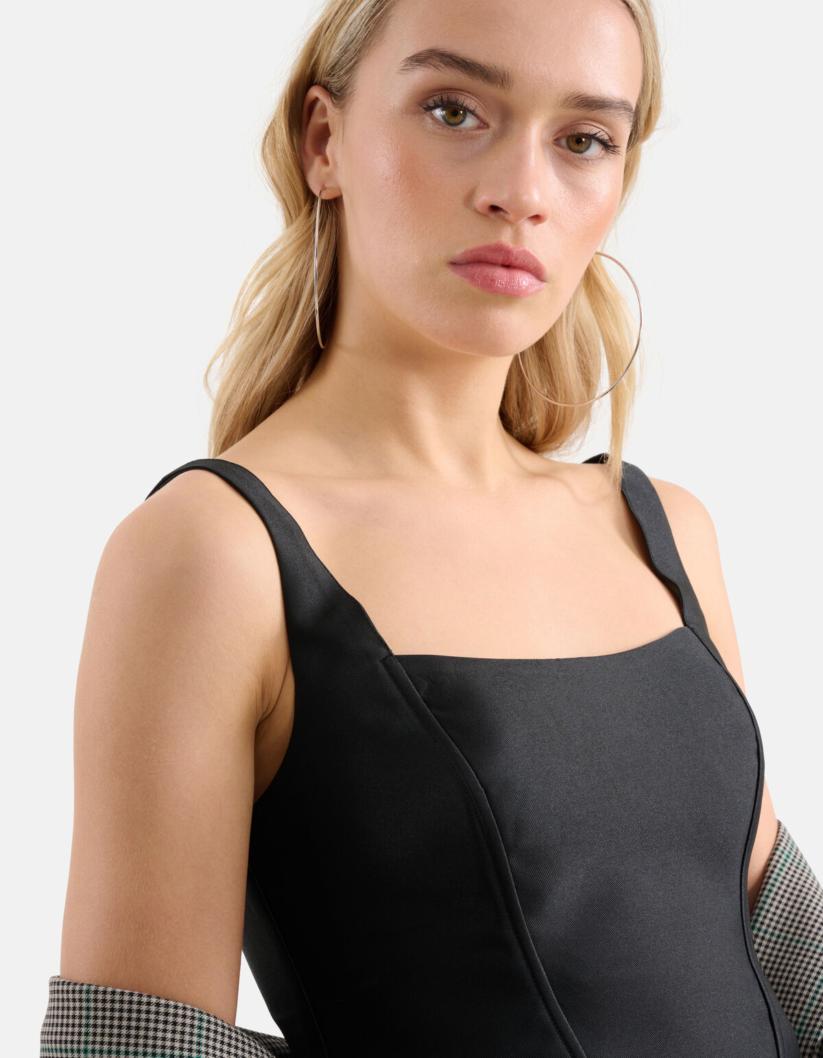 Cropped Top Schwarz SHOEBY WOMEN