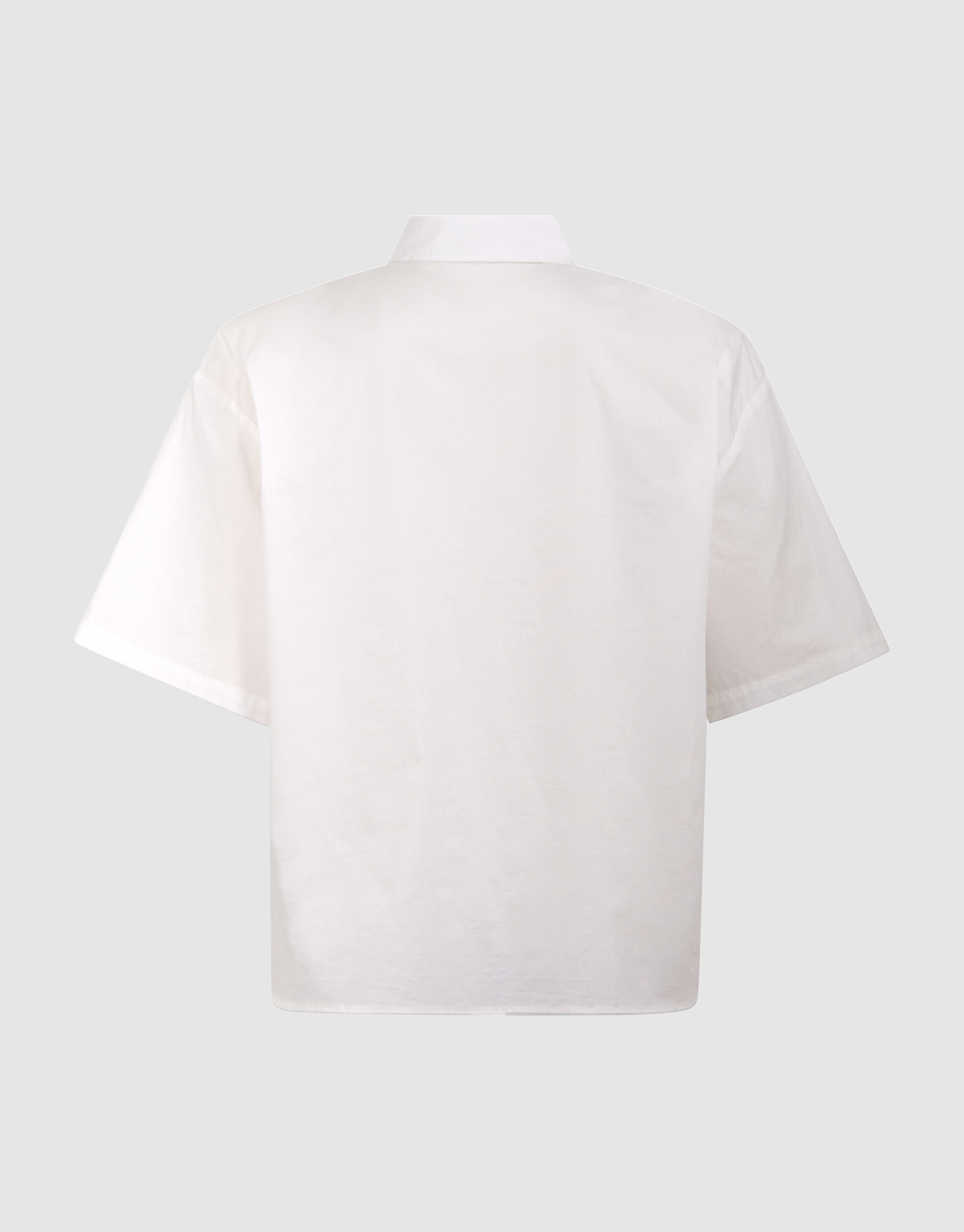 Wei&szlig;e Oversize-Bluse mit kurzen &Auml;rmeln SHOEBY WOMEN