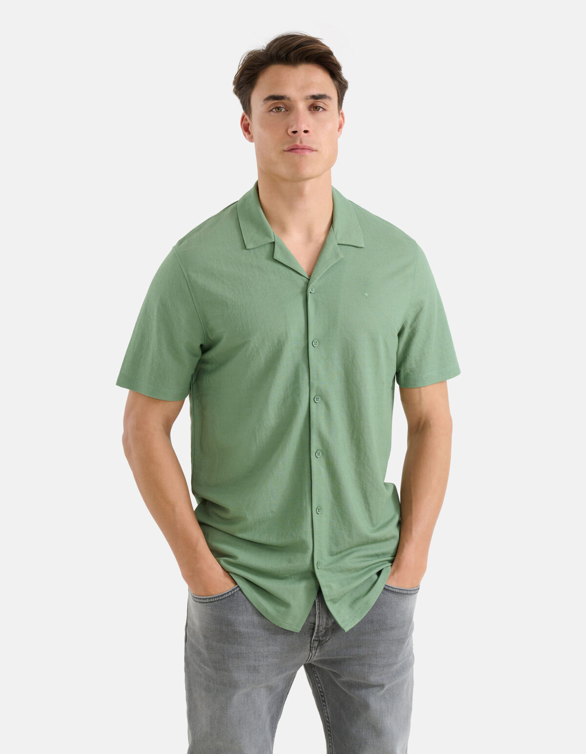 Pique Shirt Groen SHOEBY MEN