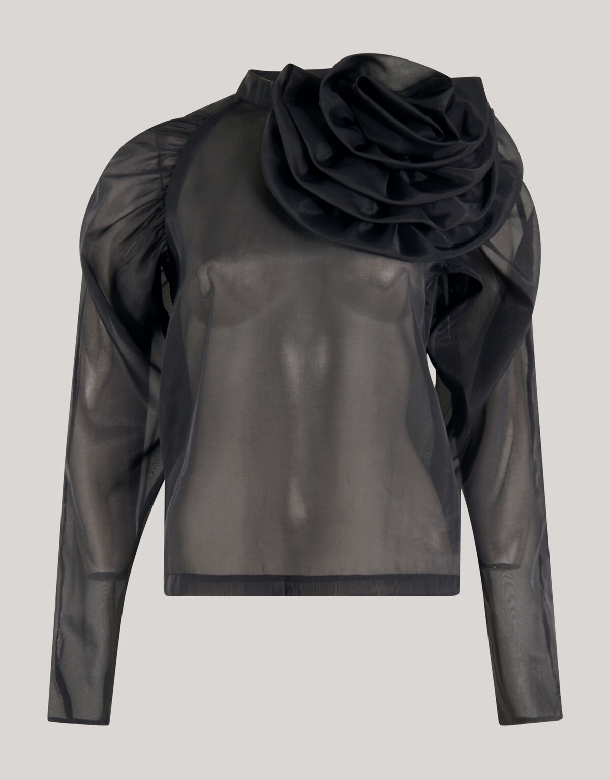 Transparentes Top Schwarz von Monica SHOEBY WOMEN