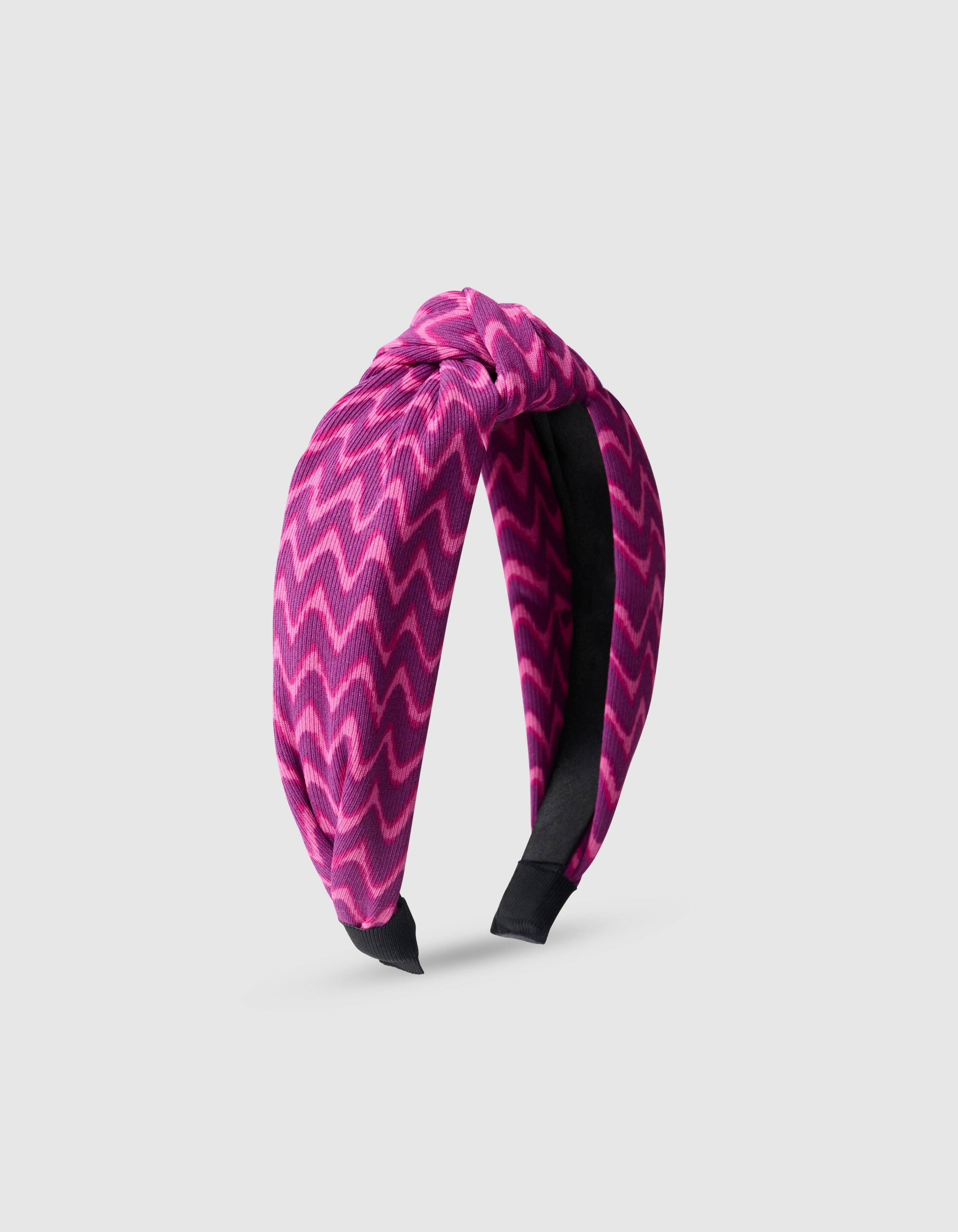 Bedrucktes Wellen-Haarband Rosa SHOEBY ACCESSOIRES