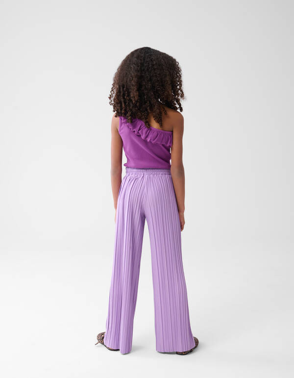 Plissé-Hose Hellviolett SHOEBY GIRLS