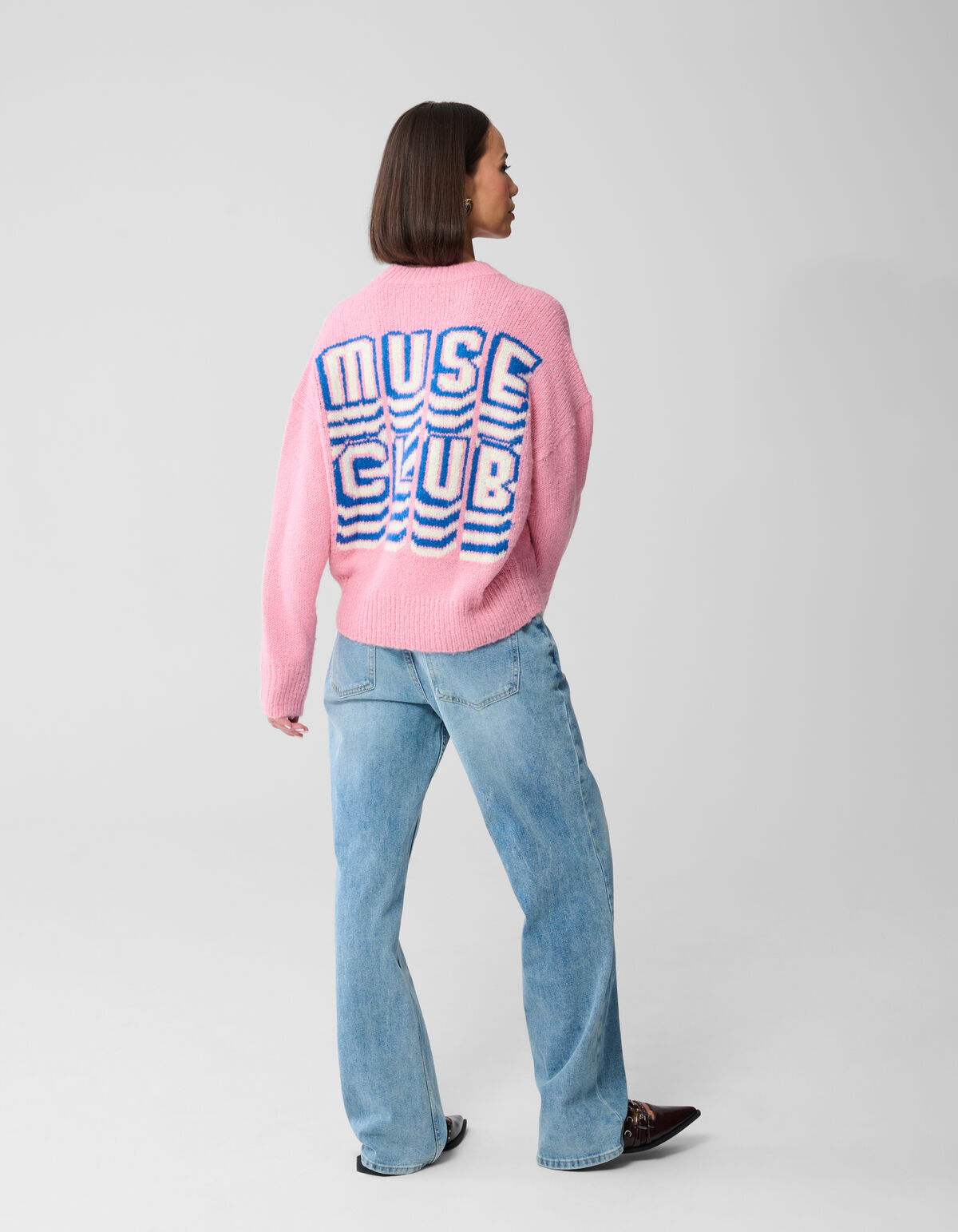 Muse Club Artwork Pullover Rosa SHOEBY WOMEN