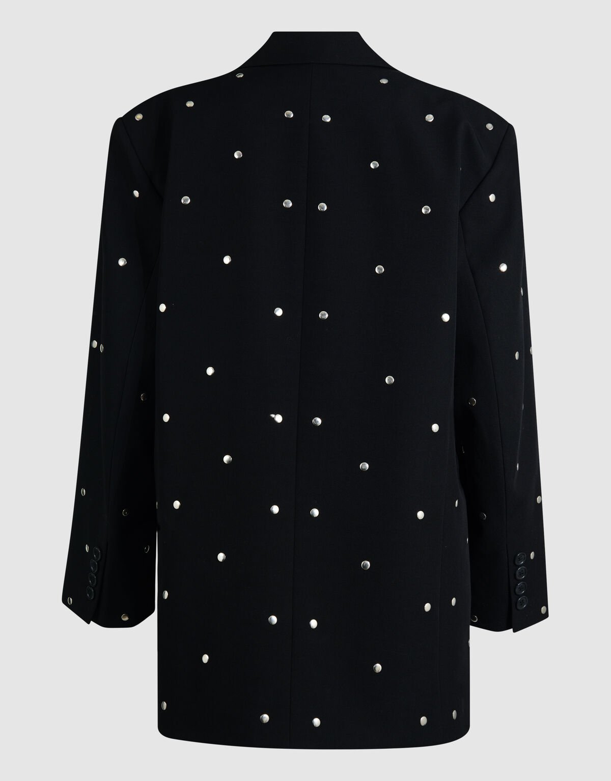 Oversized-Blazer mit Nieten Schwarz SHOEBY WOMEN
