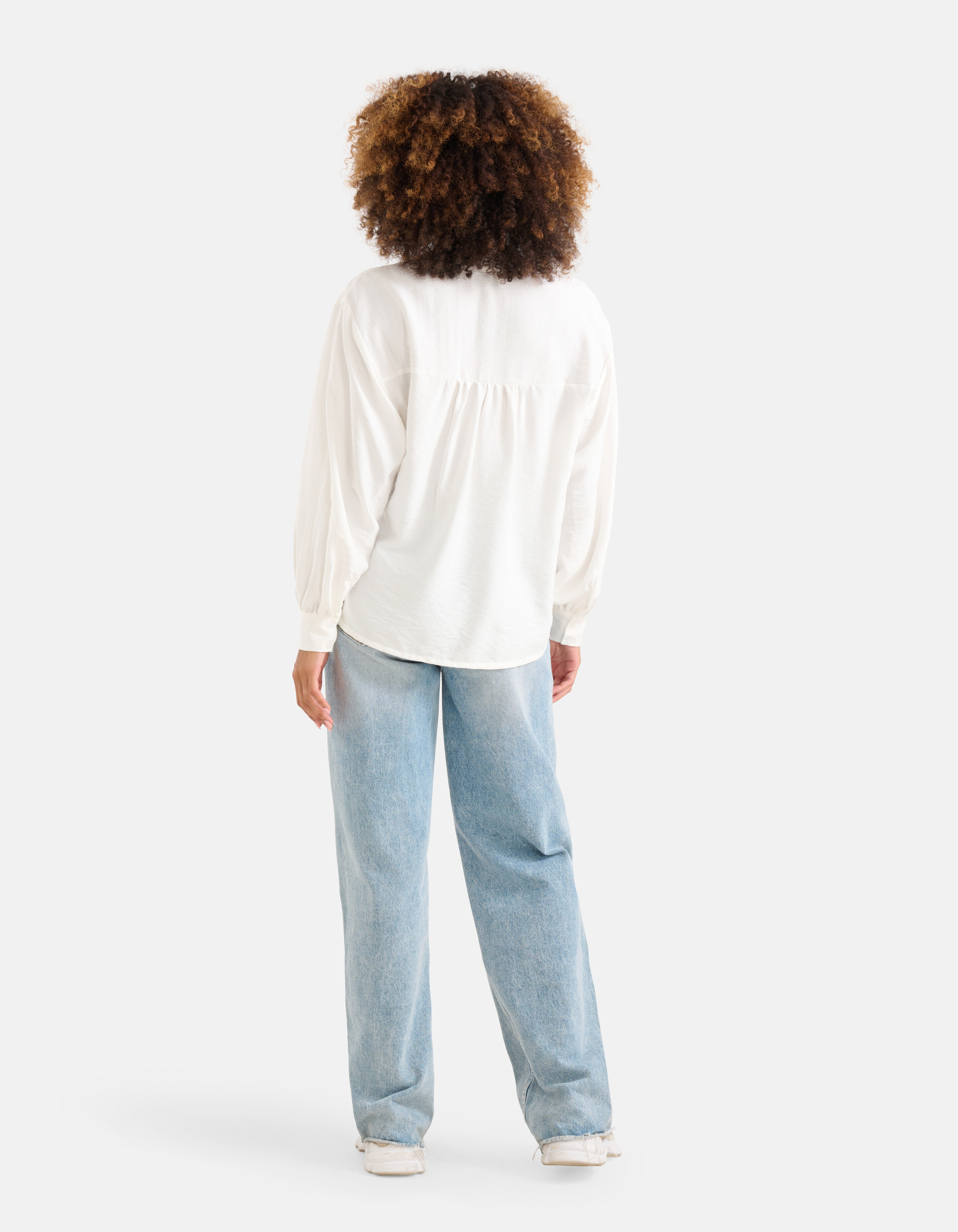 Relaxed Fit Hemd Weiß SHOEBY WOMEN