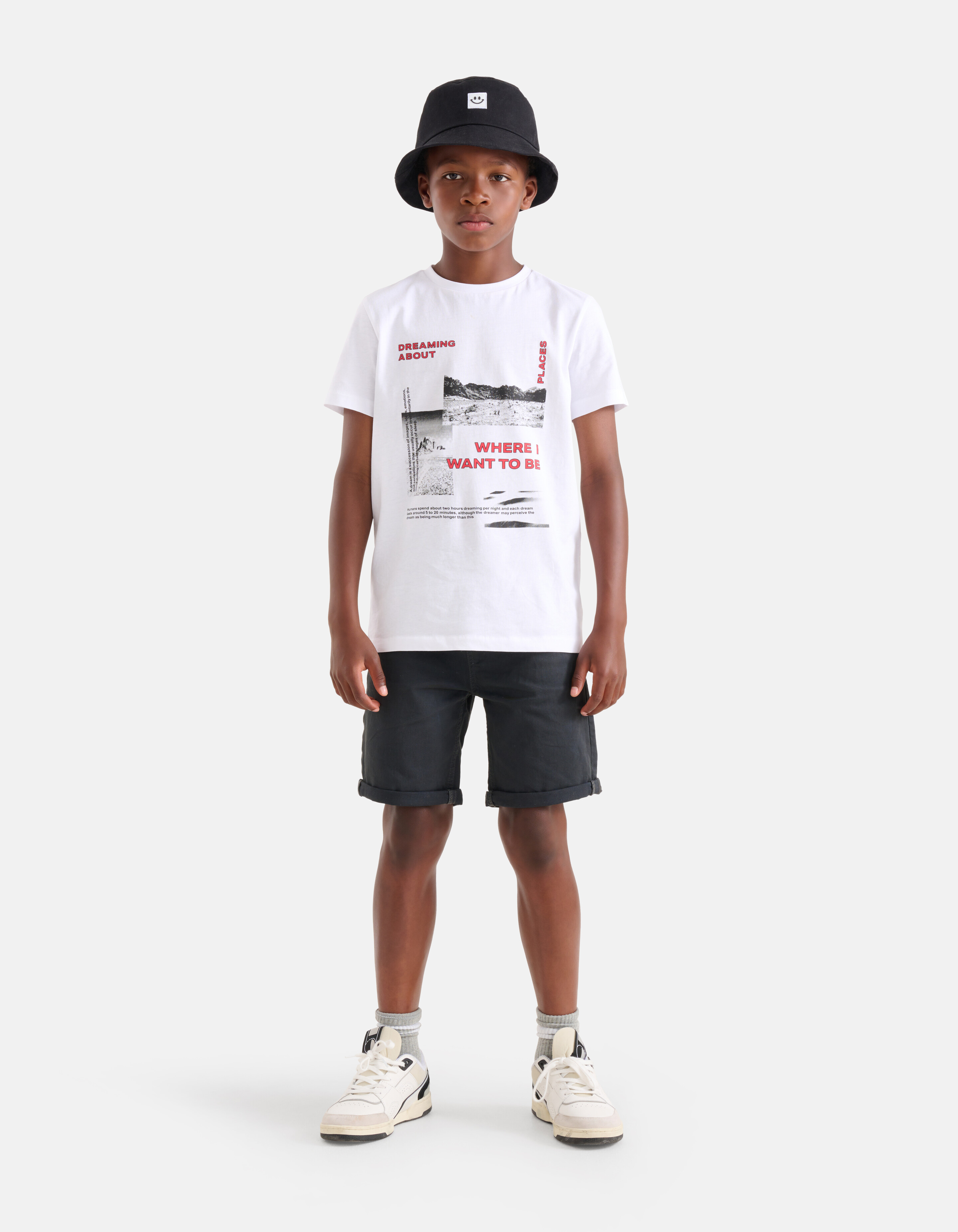 Casual Twill Short Dunkelgrau SHOEBY BOYS