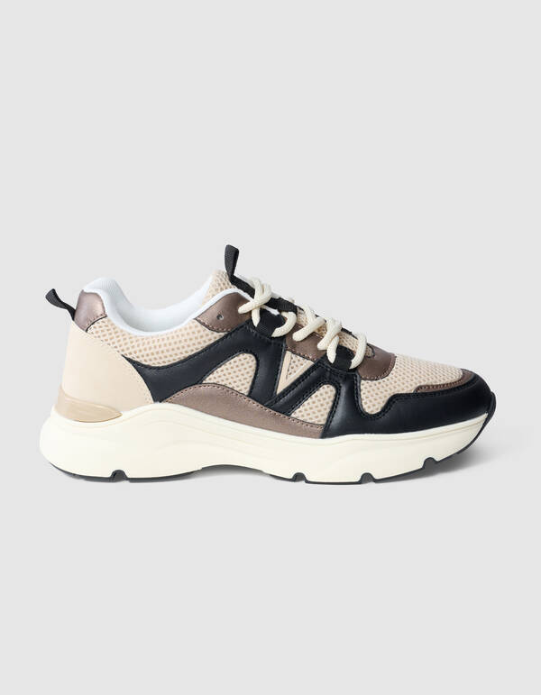Casual Sneaker Sand/Schwarz SHOEBY SHOES