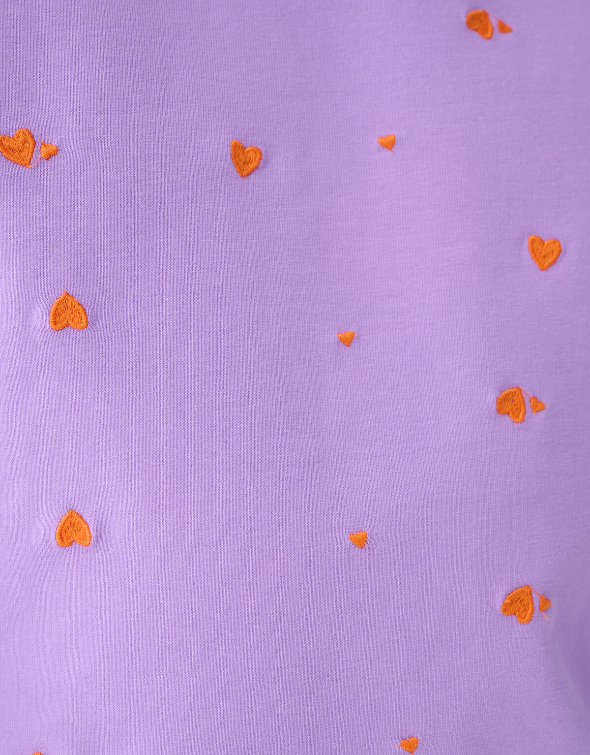 Longsleeve mit Herzdruck lila SHOEBY GIRLS