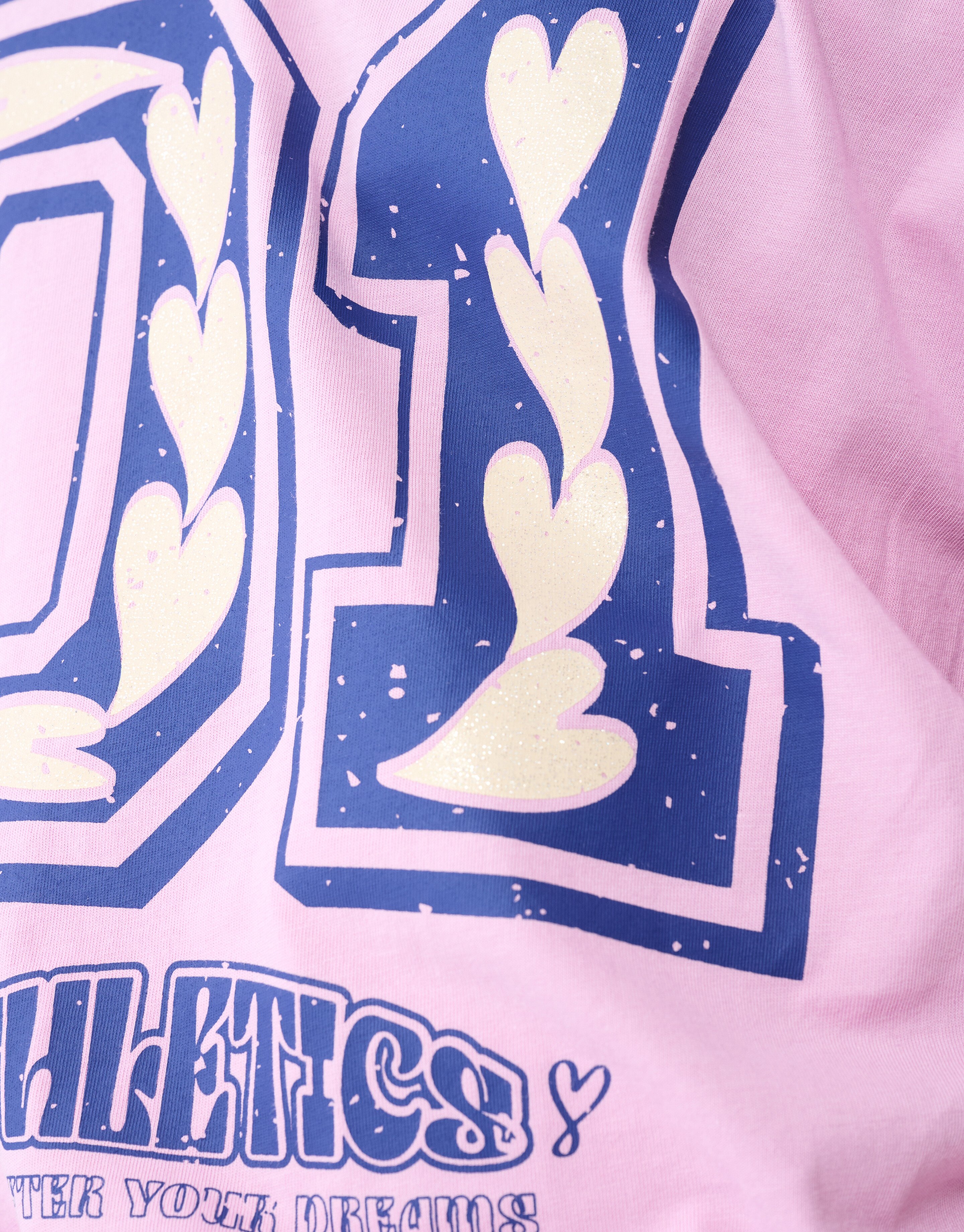 T-Shirt mit Sportmotiv in Pink SHOEBY GIRLS