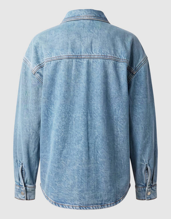 Denimbluse mit Herzprint SHOEBY GIRLS