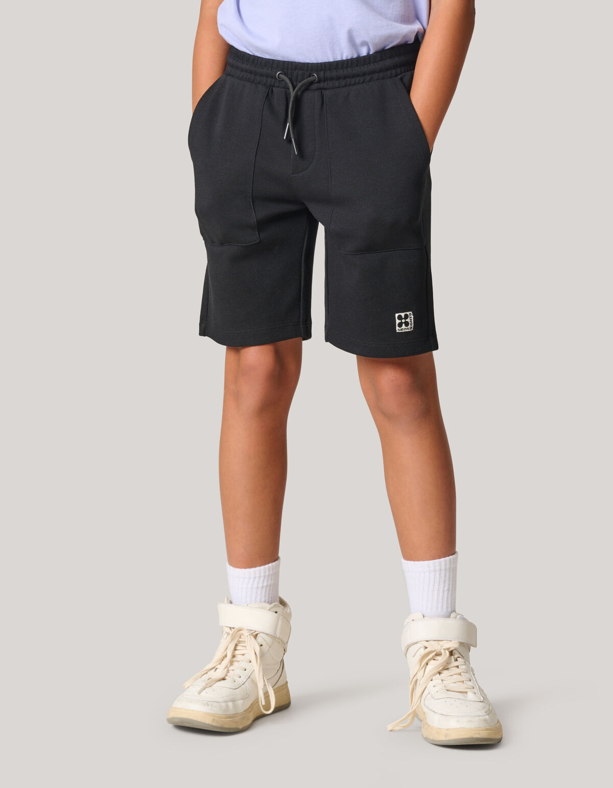Pique Short Schwarz SHOEBY BOYS