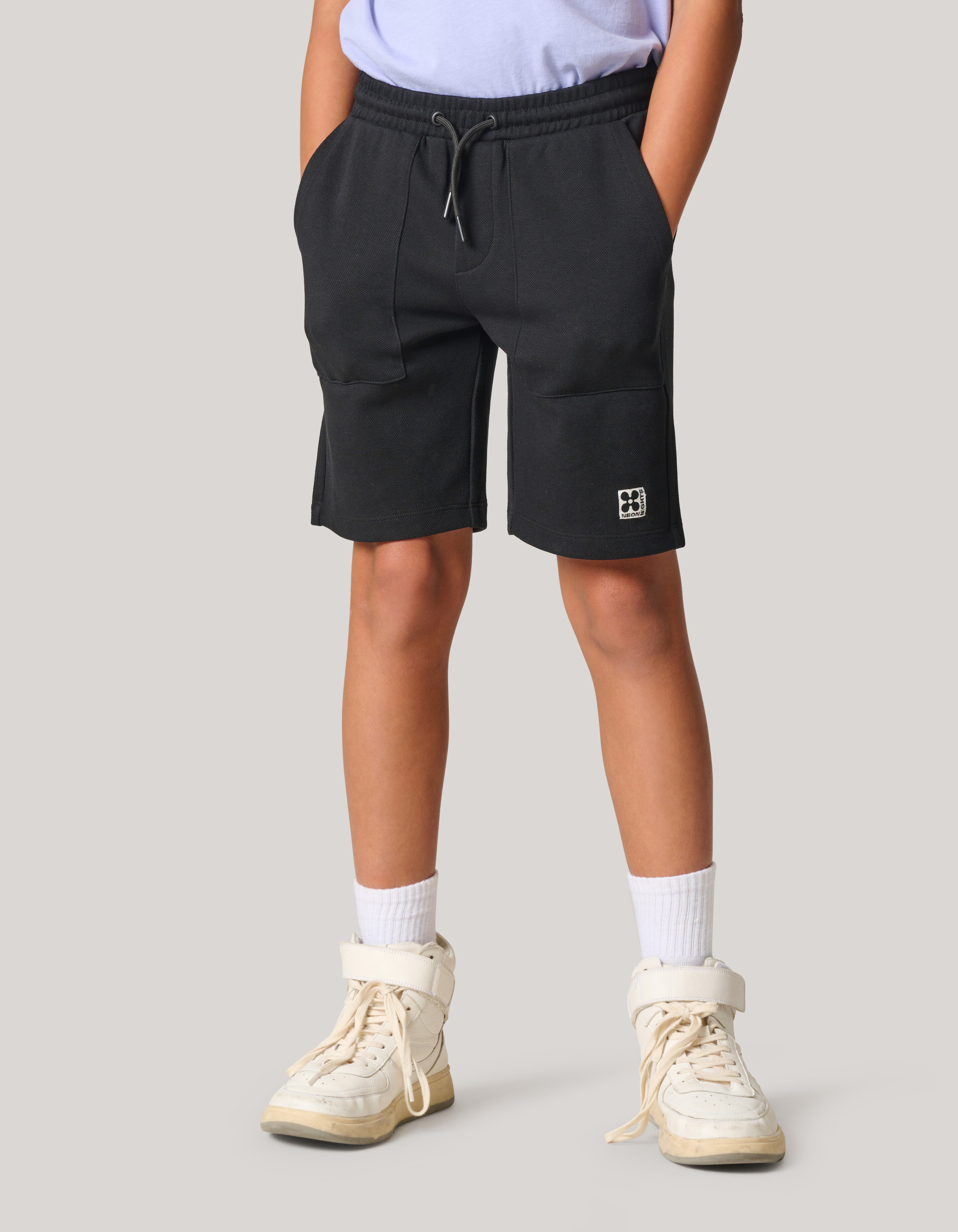 Pique Short Schwarz SHOEBY BOYS
