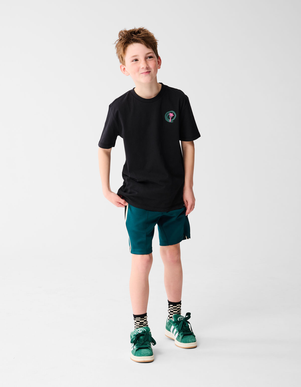 Palm Artwork T-shirt Schwarz SHOEBY BOYS