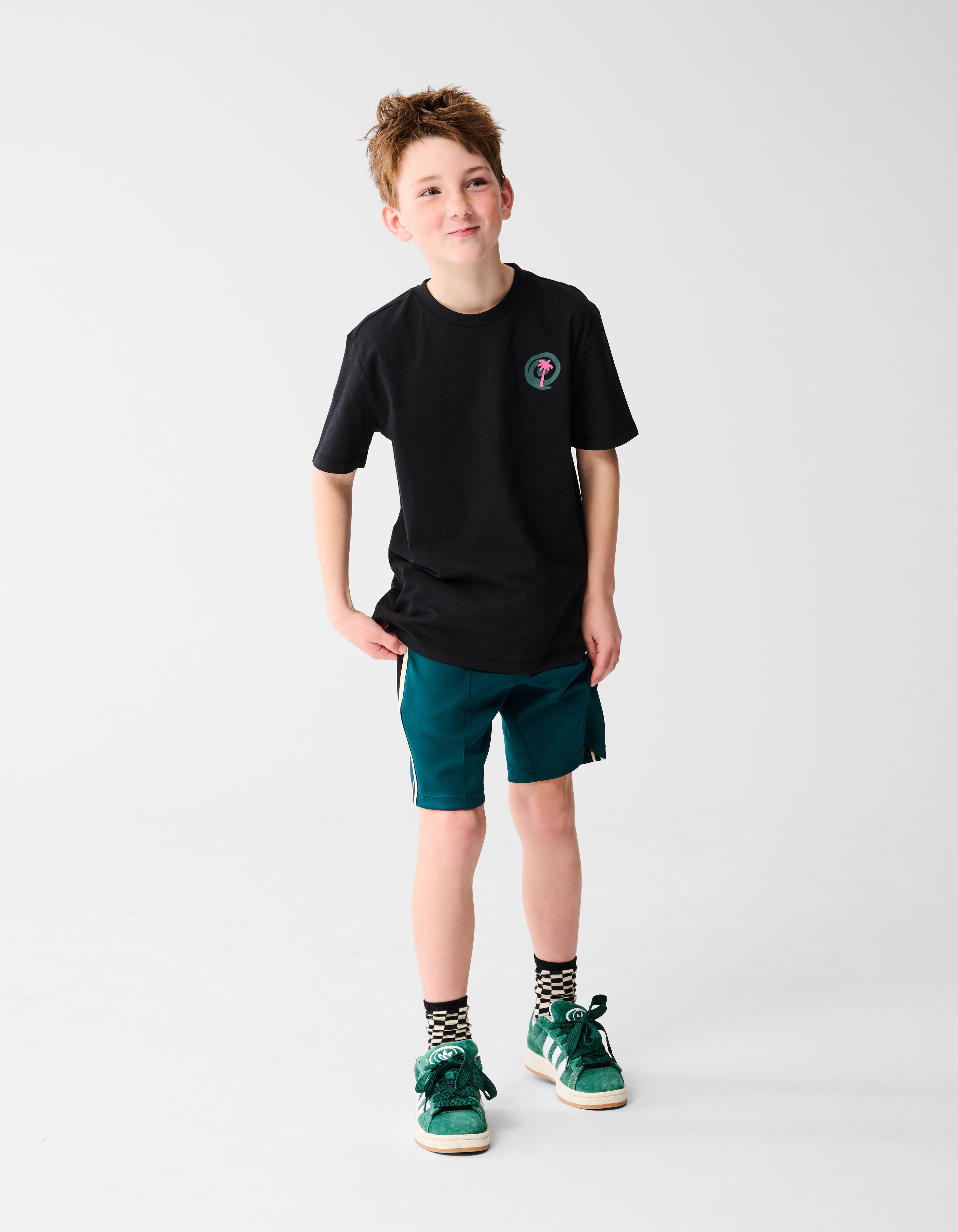 Palm Artwork T-shirt Schwarz SHOEBY BOYS