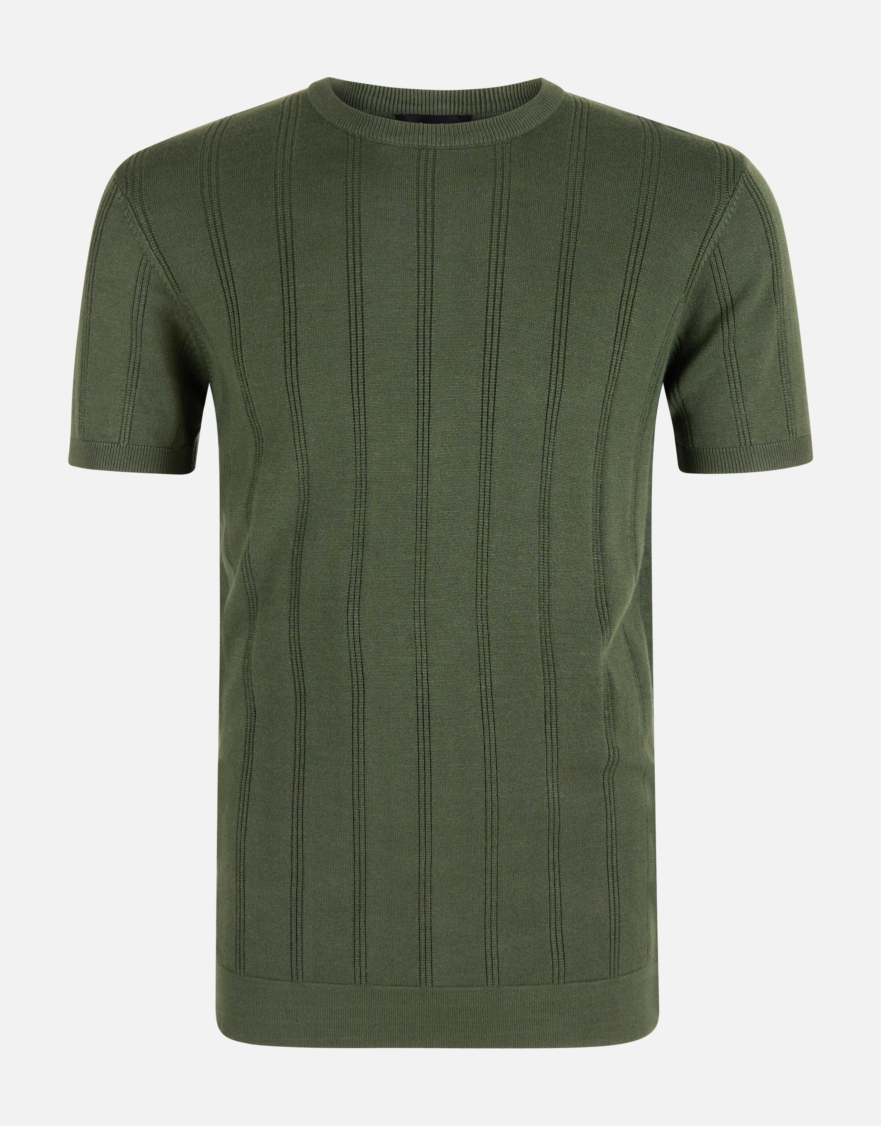 Strick-T-Shirt Dunkelgrün SHOEBY MEN