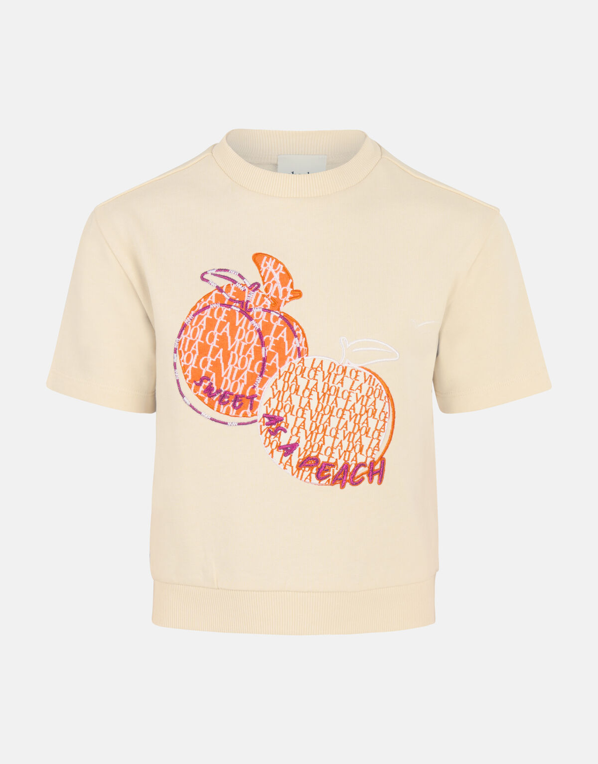 Artwork Sweat-T-Shirt Off White SHOEBY GIRLS