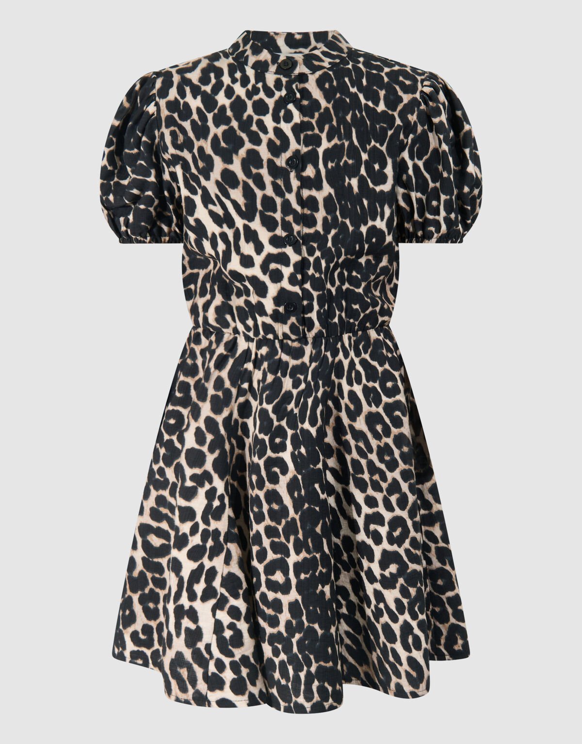 Bedrucktes Leopardenkleid Hellbraun SHOEBY GIRLS