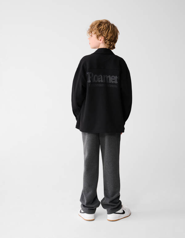 Twill Overshirt Schwarz SHOEBY BOYS