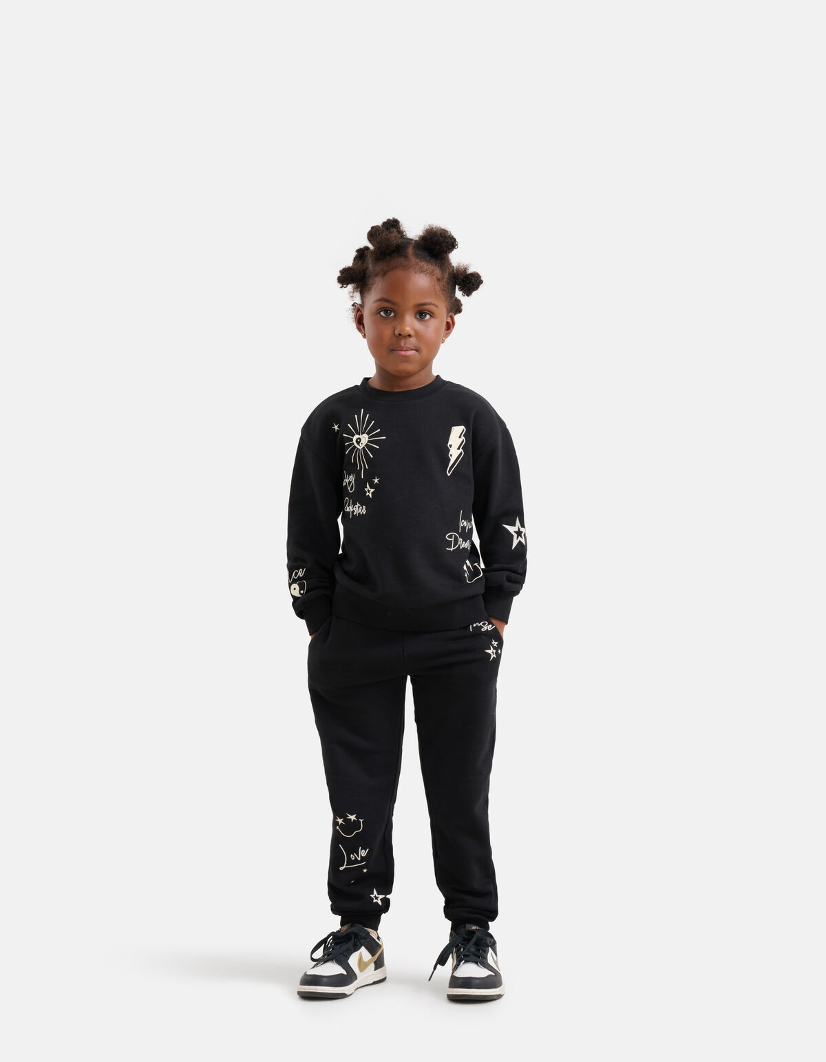 Artwork Jogger Schwarz SHOEBY GIRLS