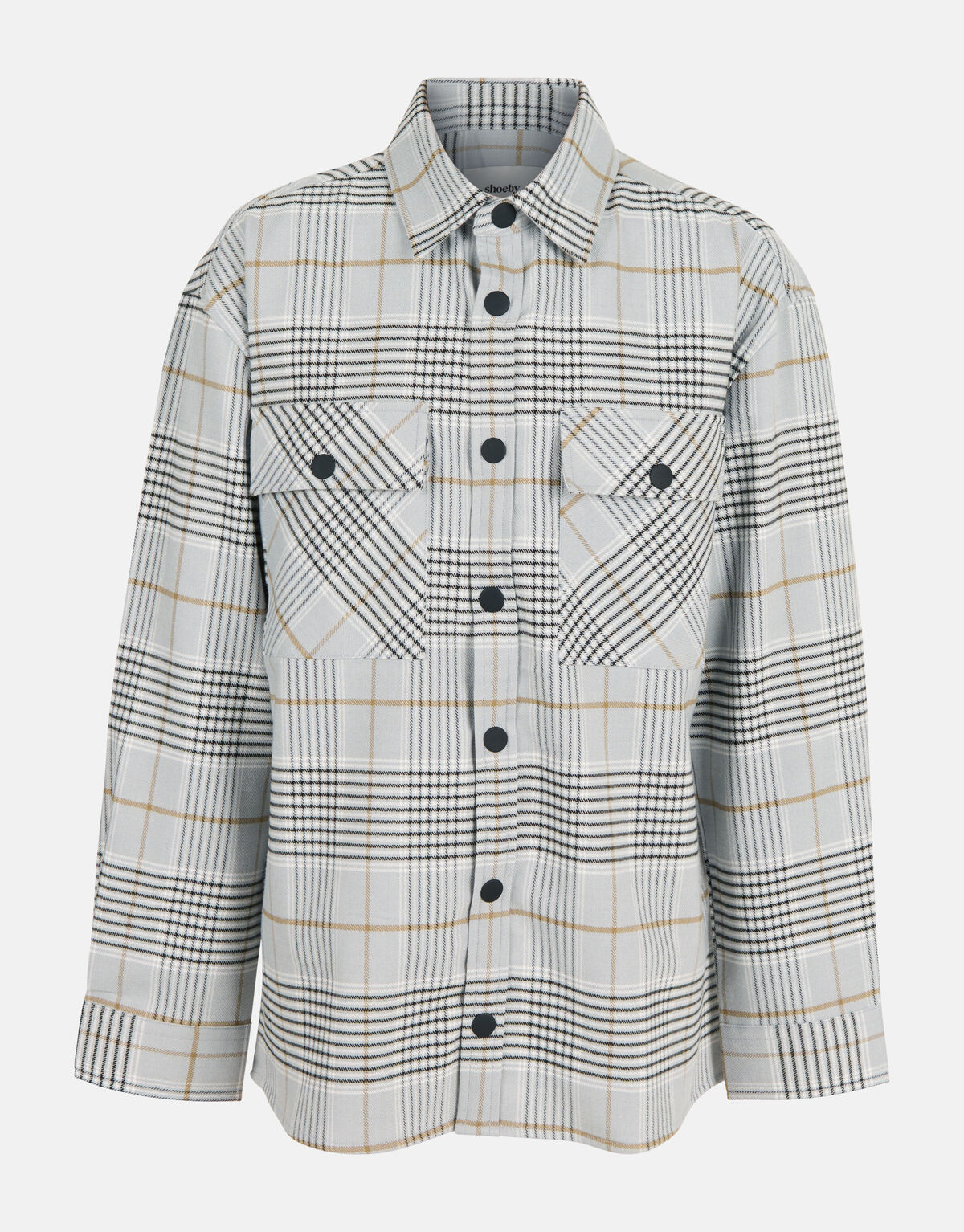 Kariertes Überhemd Grau SHOEBY BOYS