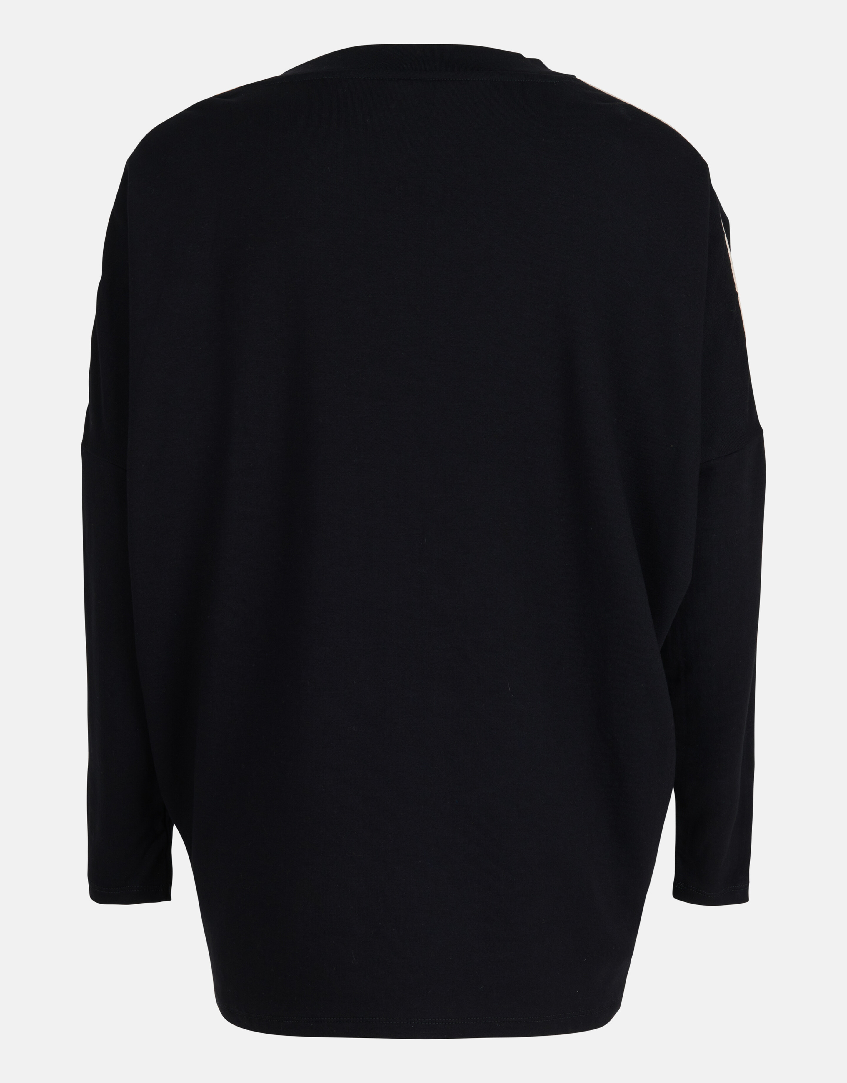 Basic Oversized Top mit V-Ausschnitt Schwarz SHOEBY WOMEN