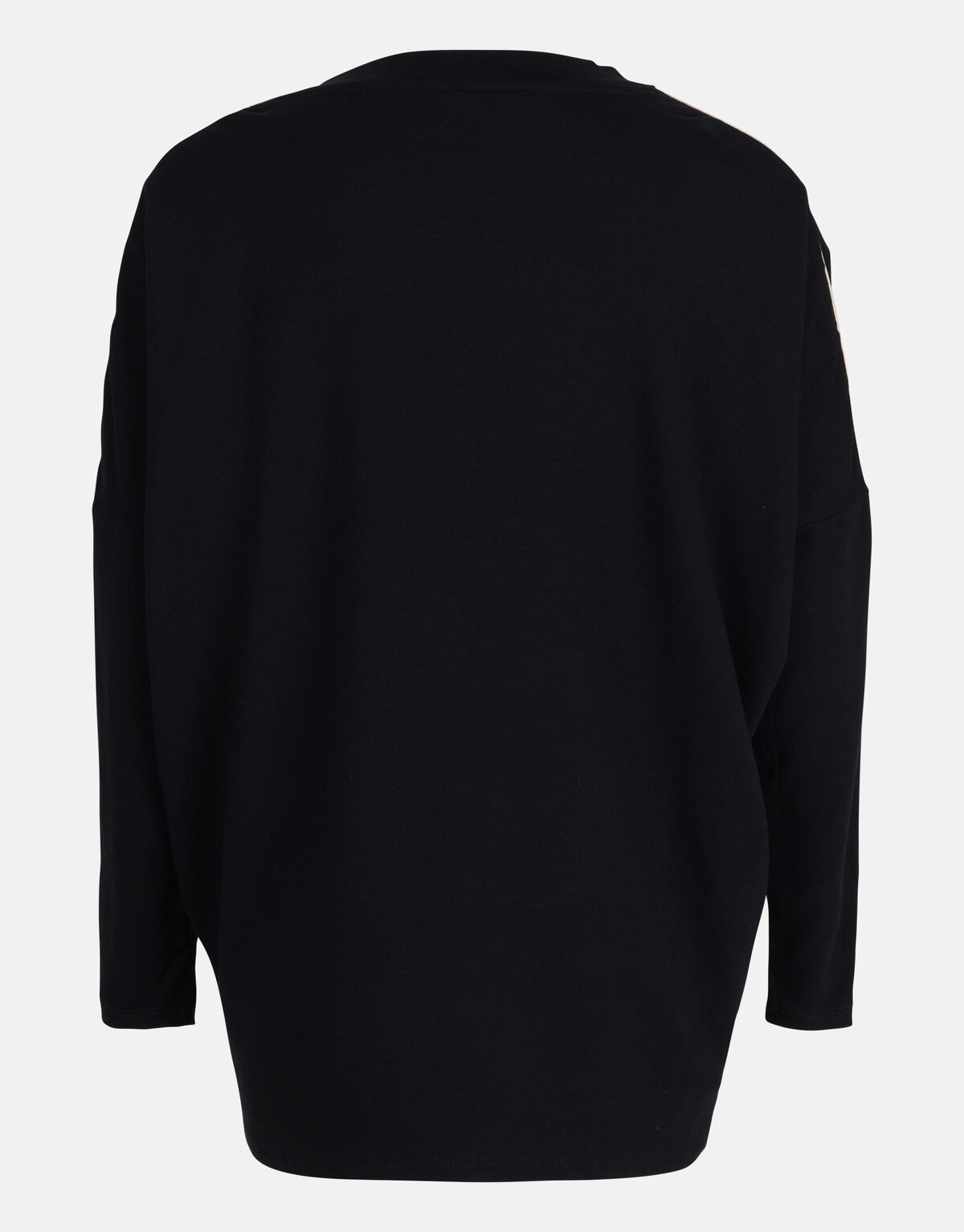 Basic Oversized Top mit V-Ausschnitt Schwarz SHOEBY WOMEN