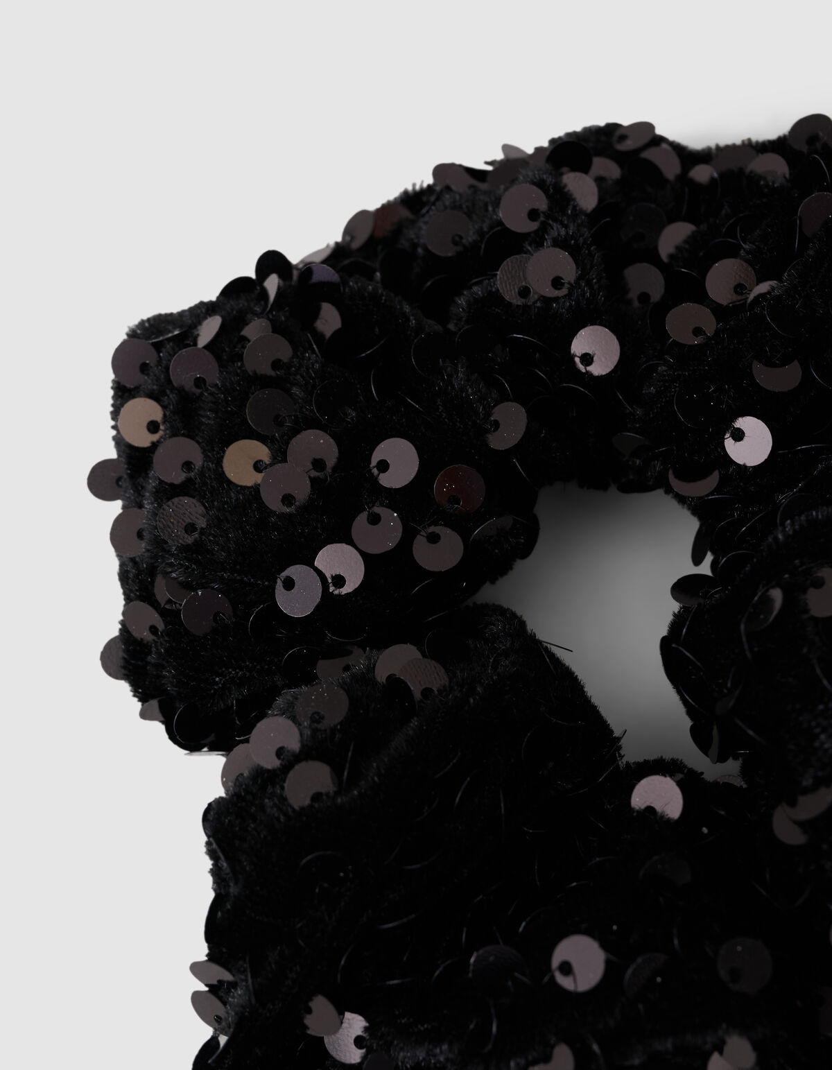 Pailletten-Haargummi Schwarz SHOEBY ACCESSOIRES