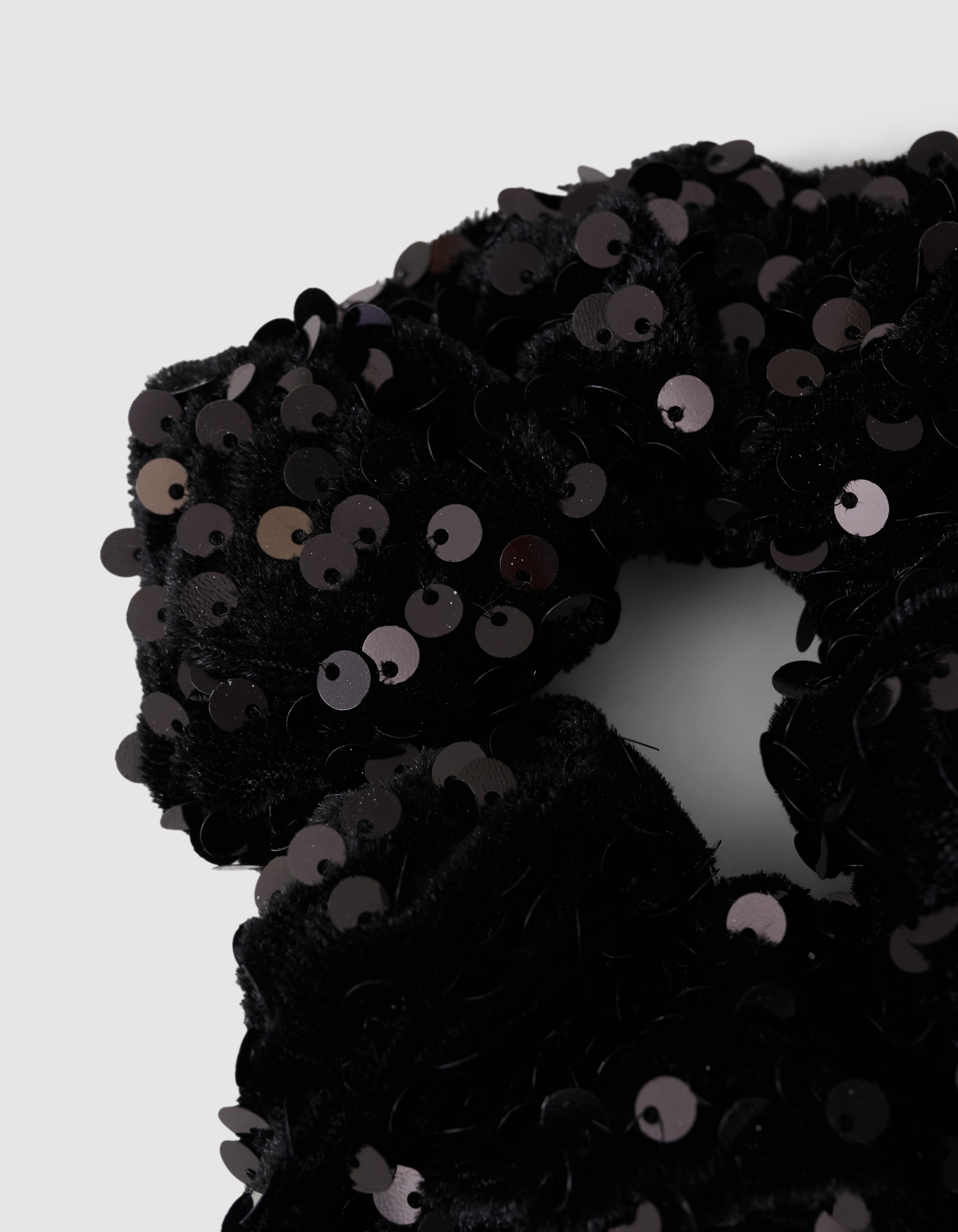 Pailletten-Haargummi Schwarz SHOEBY ACCESSOIRES