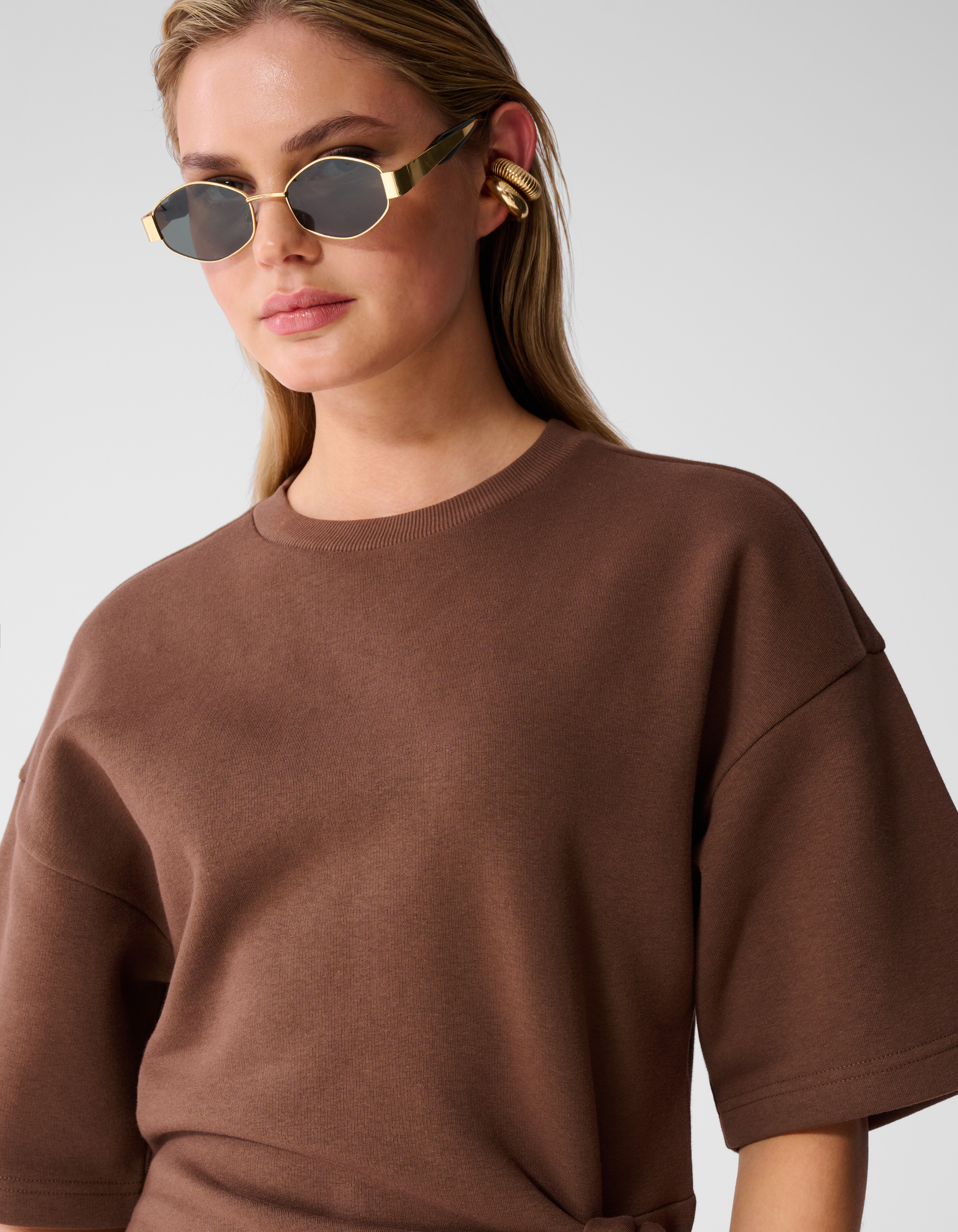 Sweat Maxi Kleid Braun SHOEBY WOMEN