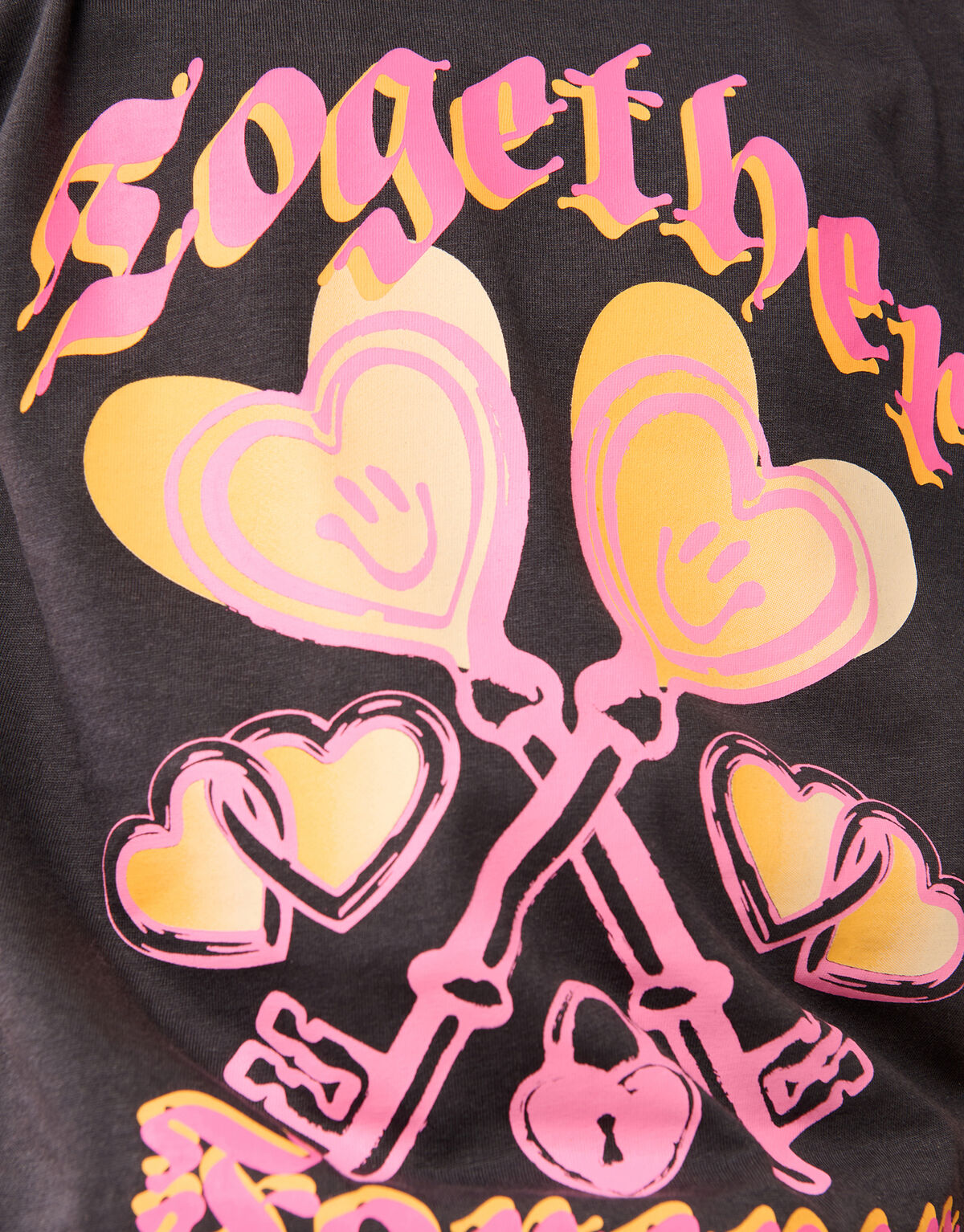 Together Artwork T-shirt Dunkelgrau SHOEBY GIRLS