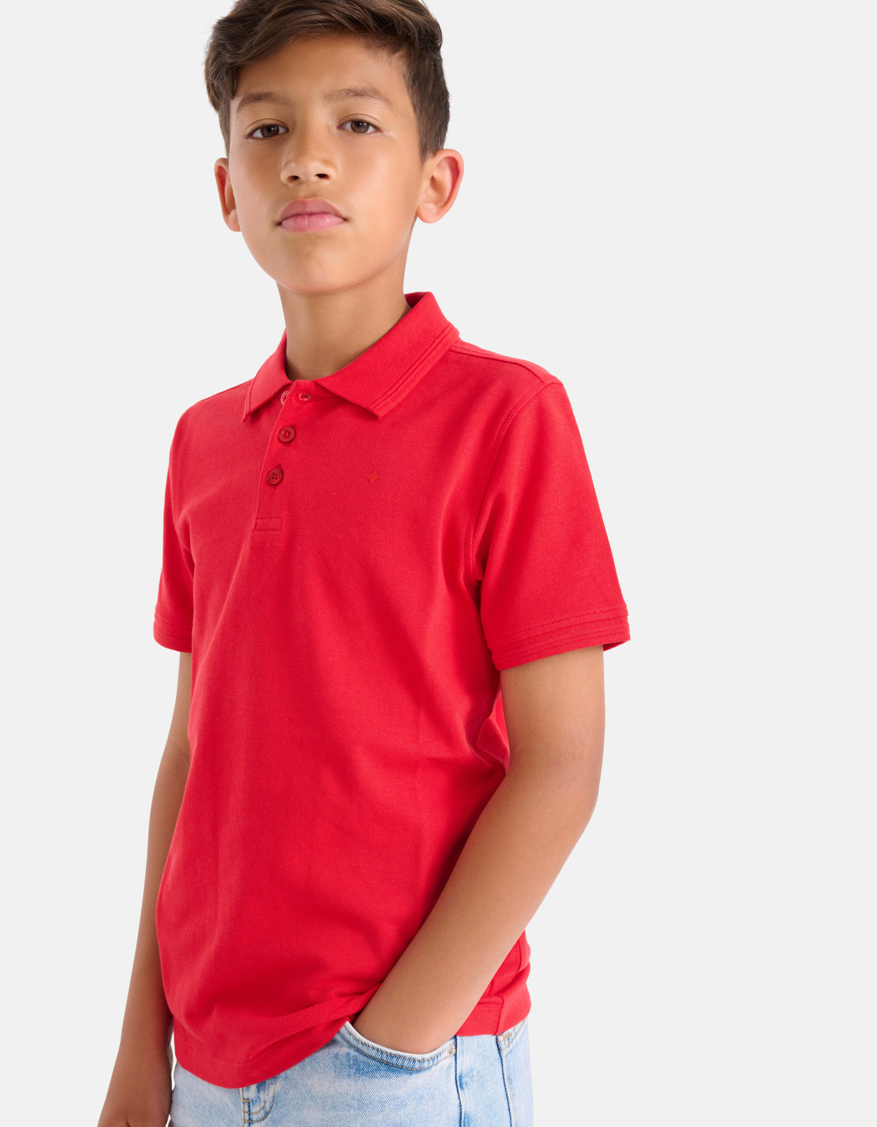 Basic Polo Rot SHOEBY BOYS