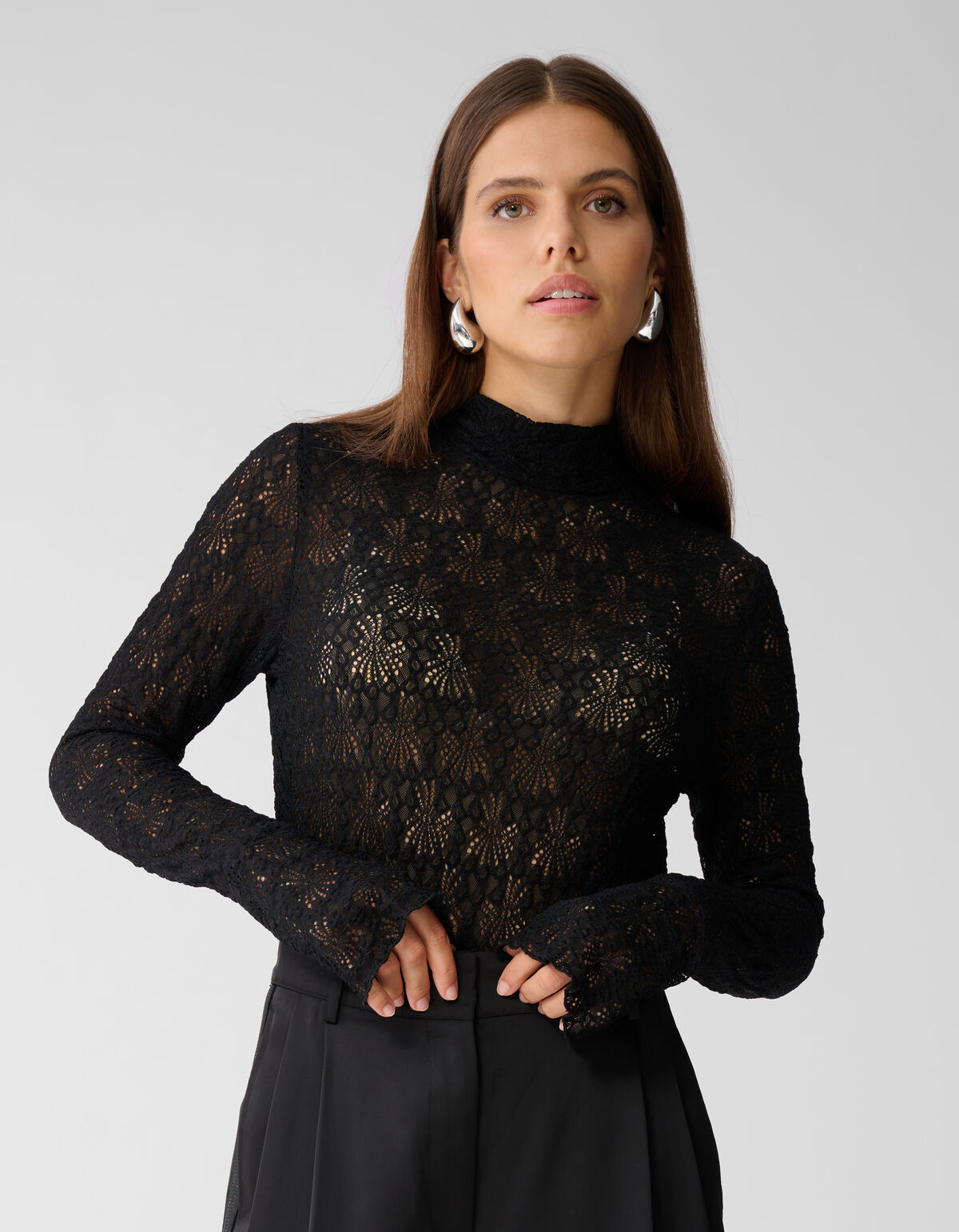 Spitzentop Schwarz SHOEBY WOMEN