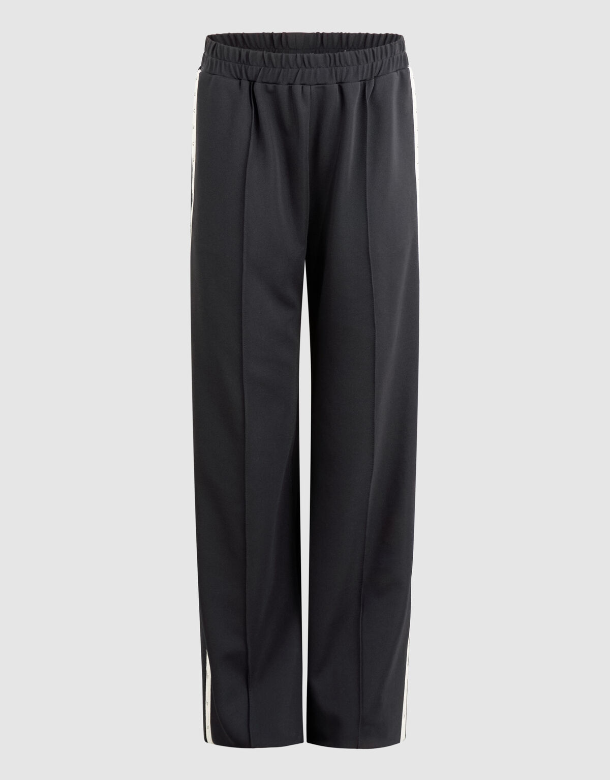 Dunkelgraue, mit Nieten besetzte Weite Hose SHOEBY GIRLS